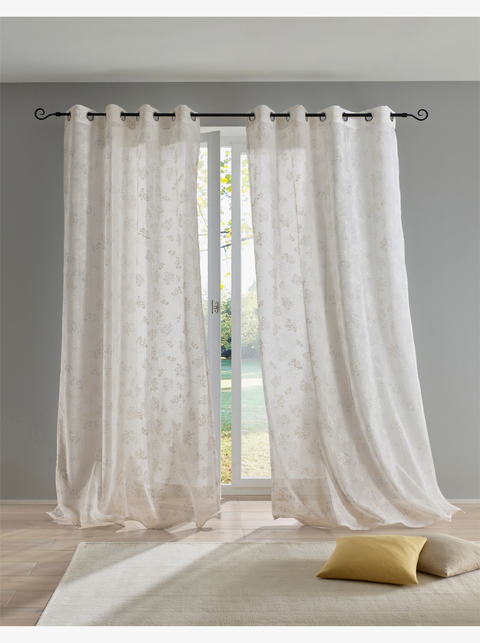 heine home Dekostore - offwhite-gemustert