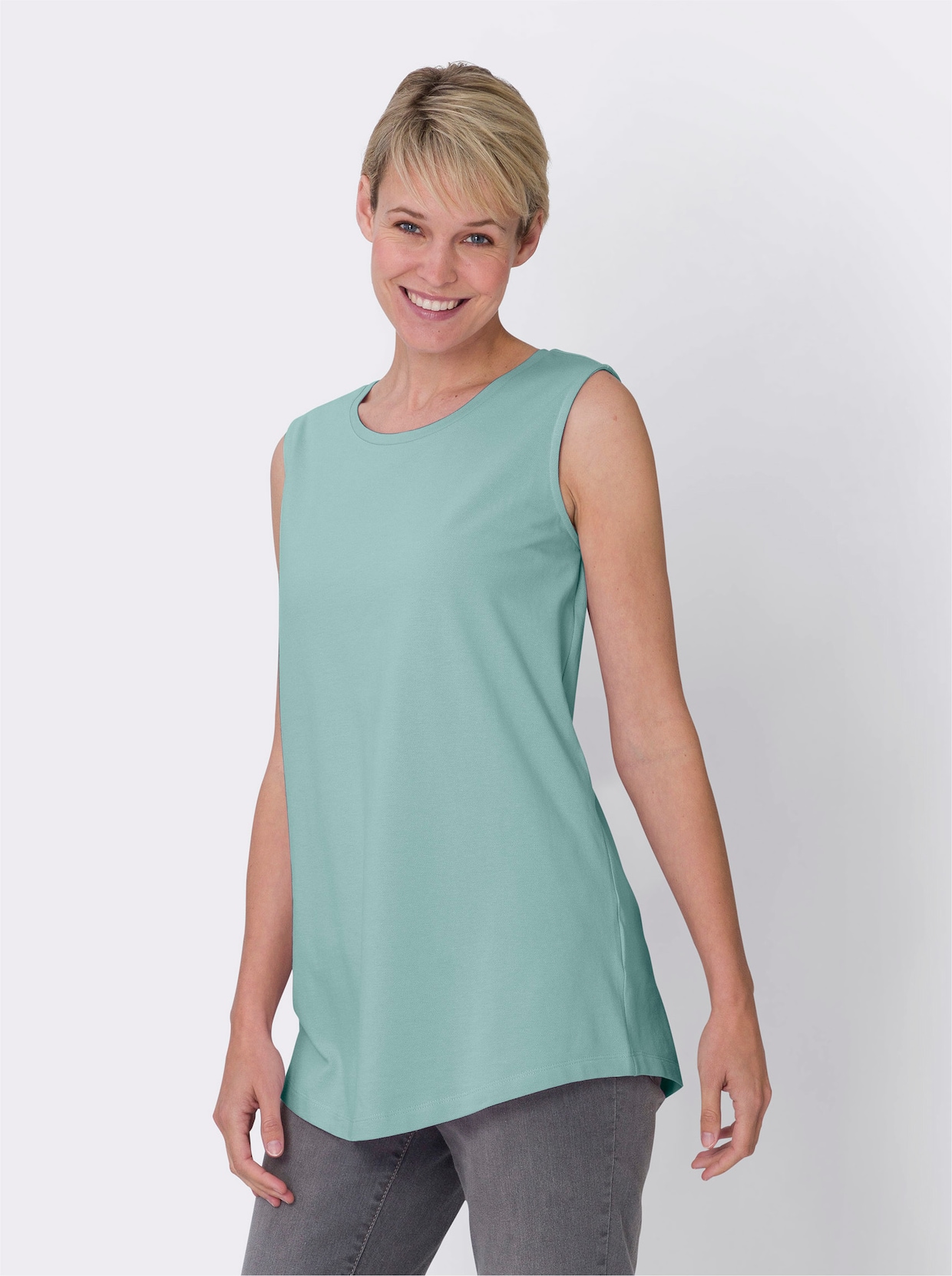 Lange top - mint