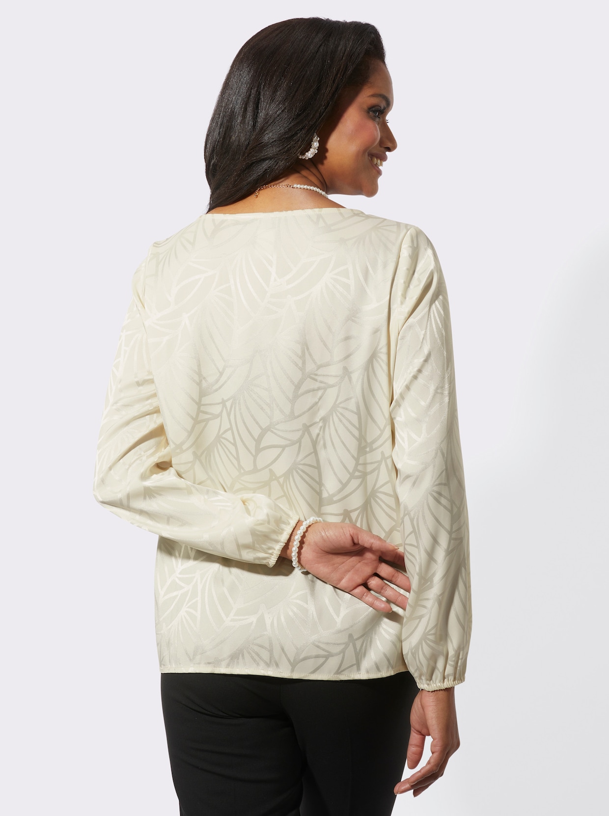 Comfortabele blouse - champagne