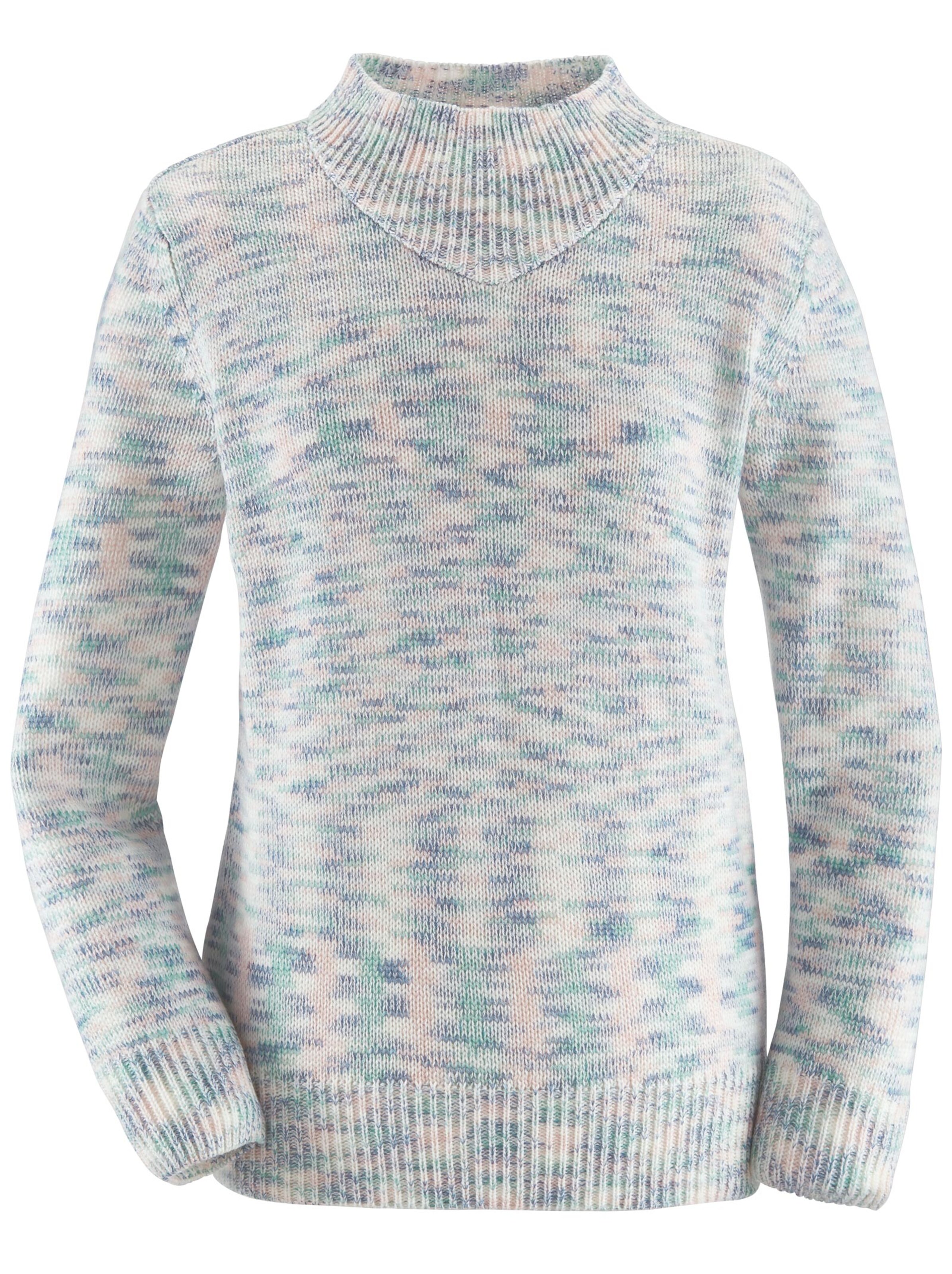 Pullover - ecru-meliert