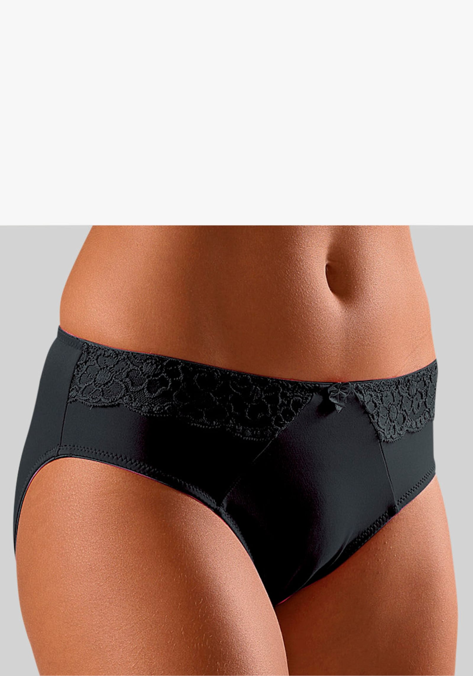 LASCANA Slip - schwarz