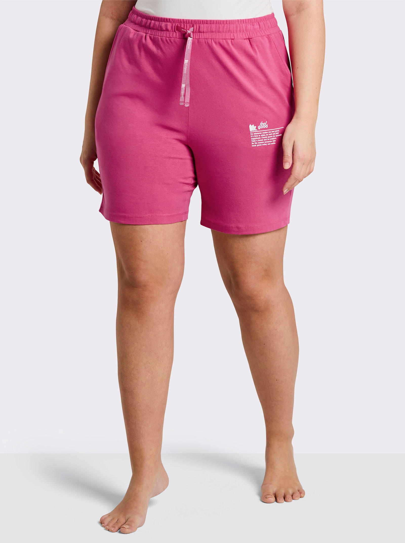 feel good Hose kurz - fuchsia