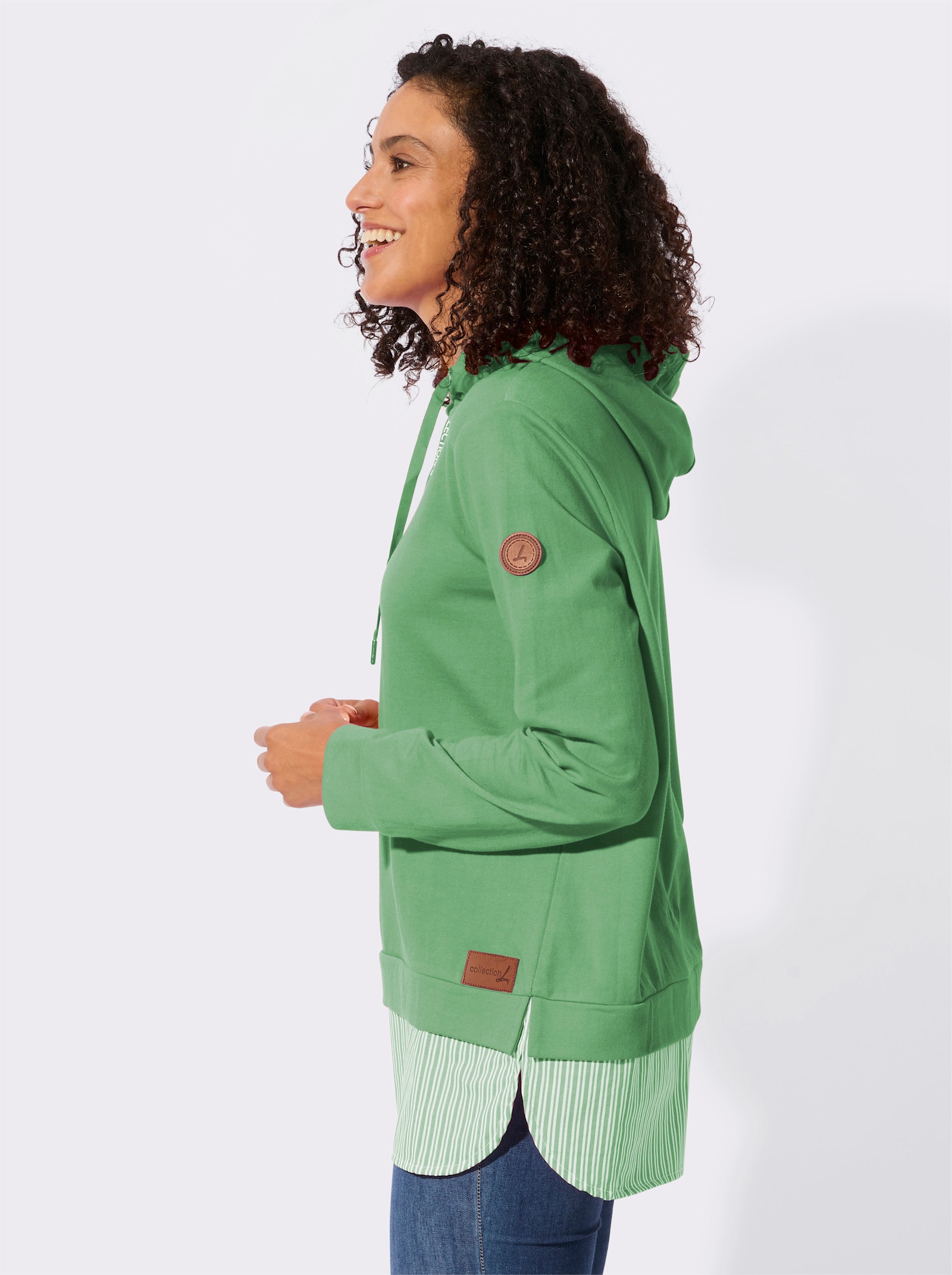 Kapuzensweatshirt - apfel