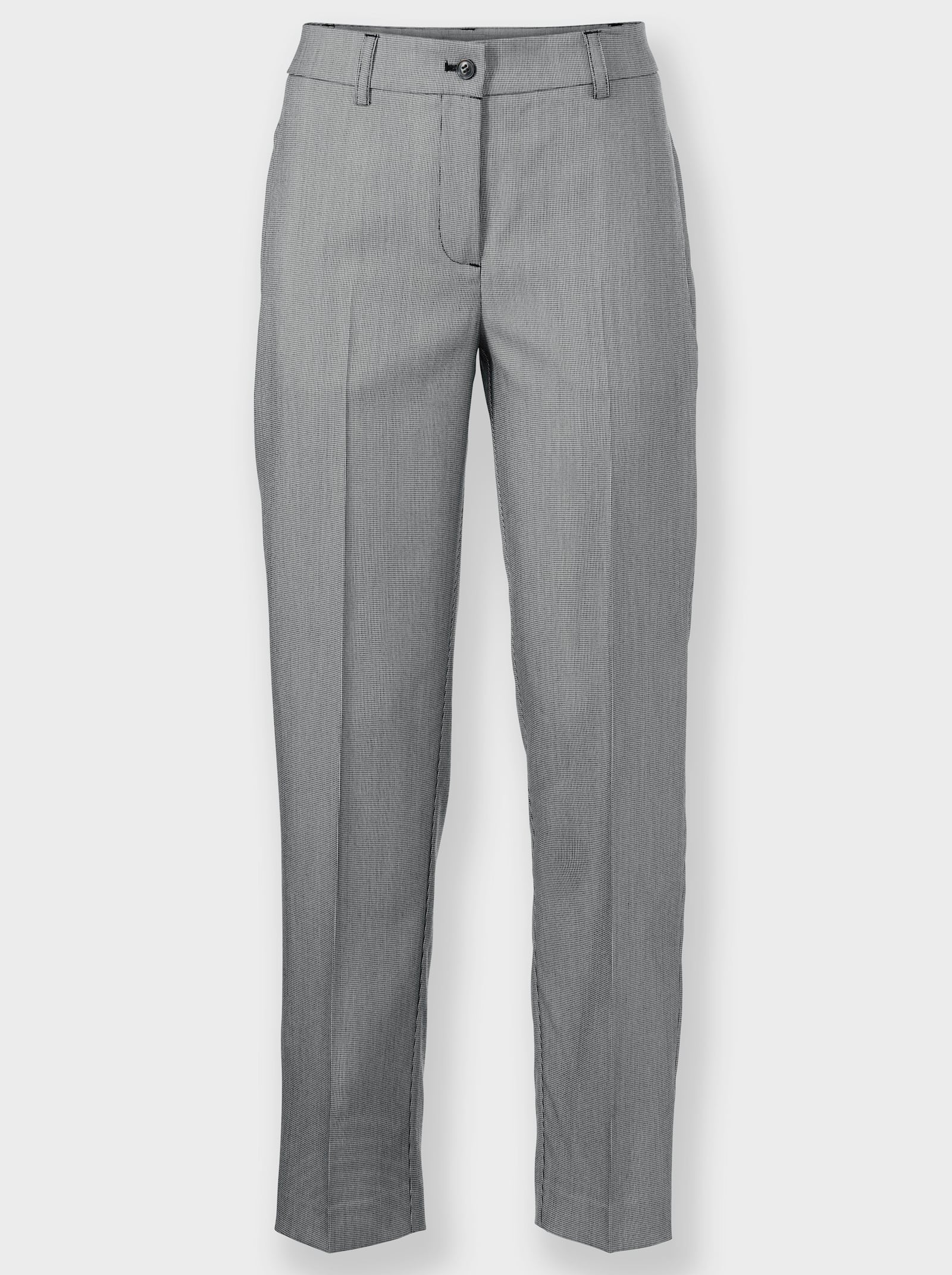 heine Hosenanzug in Stretch-Qualität - ecru-schwarz-gemustert