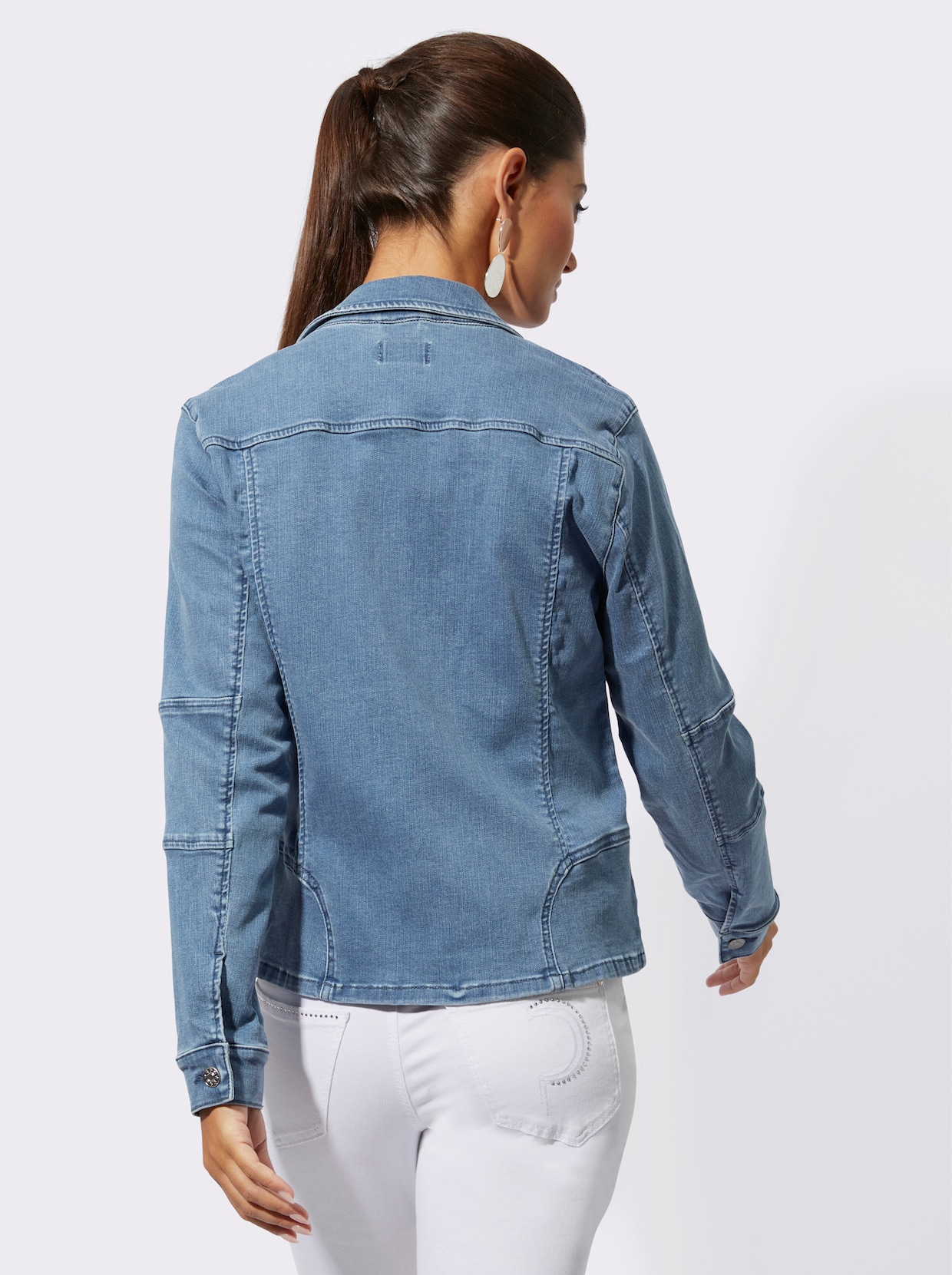 Jeansjacke - blue-bleached