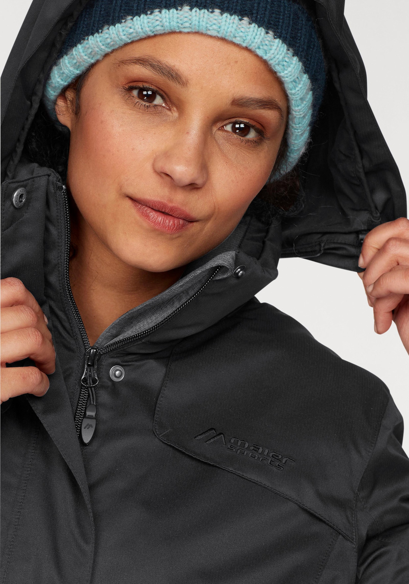 Maier Sports Winterjacke - schwarz