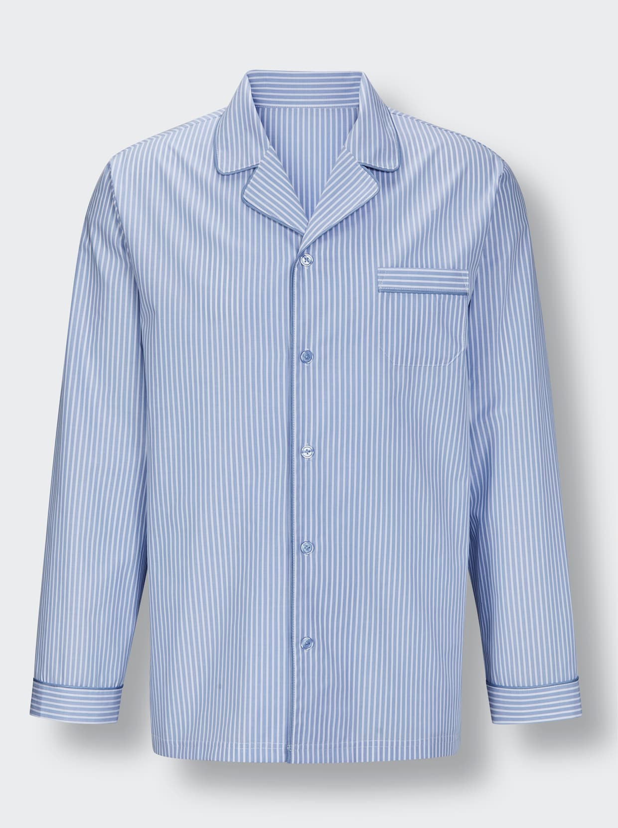 KINGsCLUB Pyjama - bleu-weiss-gestreift