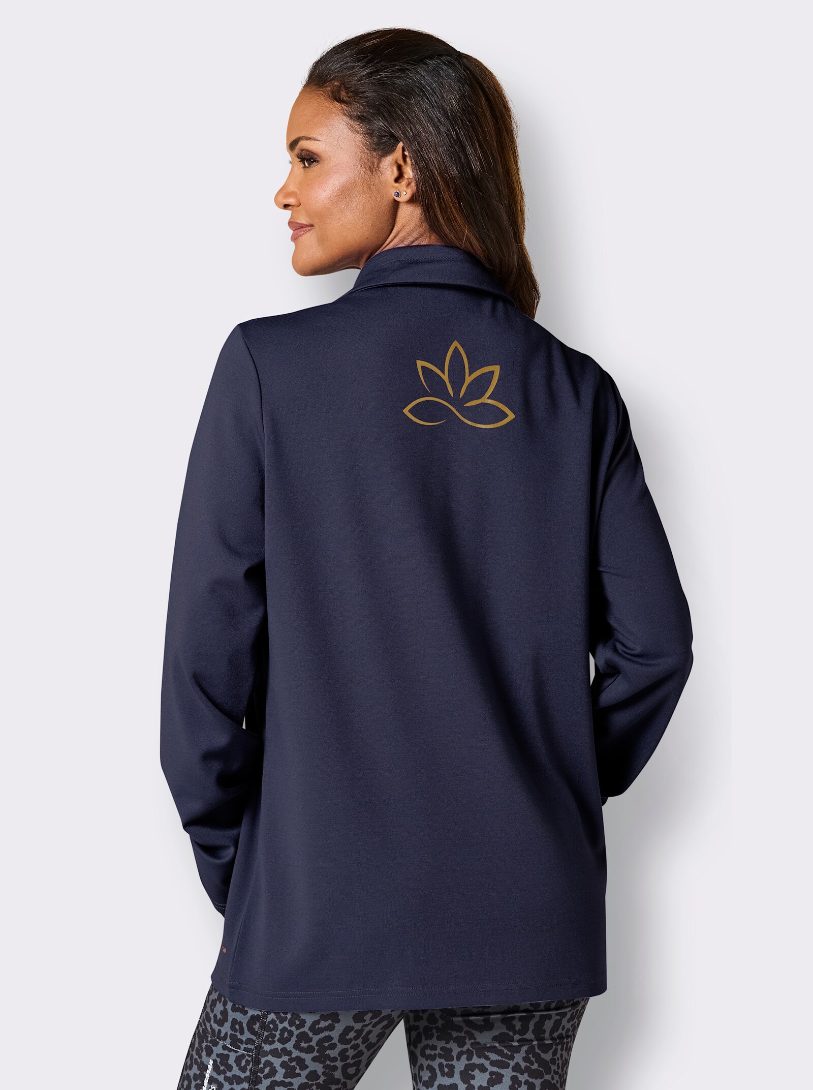 Catamaran Sports Sportjacke mit Folienprint hinten - marine