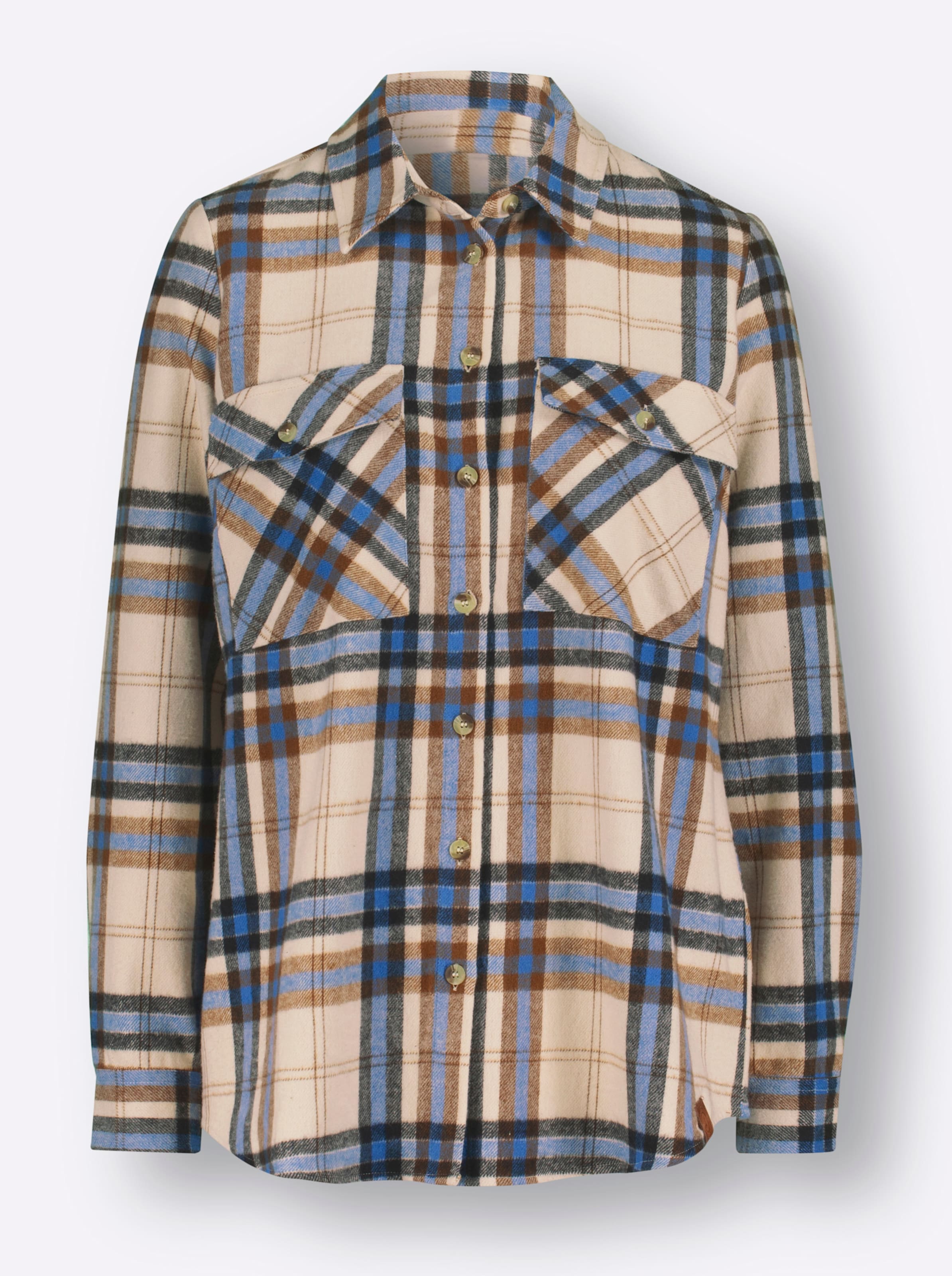 Flanellbluse