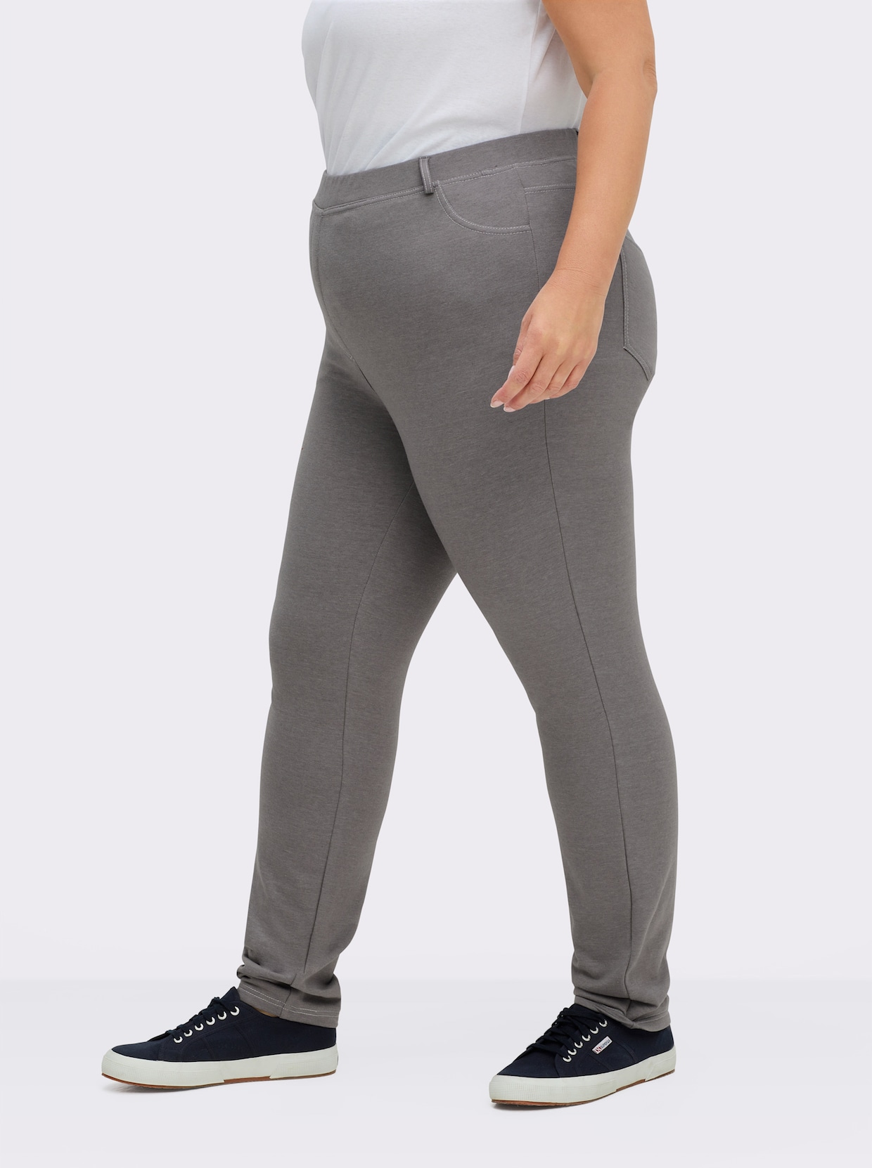 Hose innen wärmend angeraut - graphit-meliert