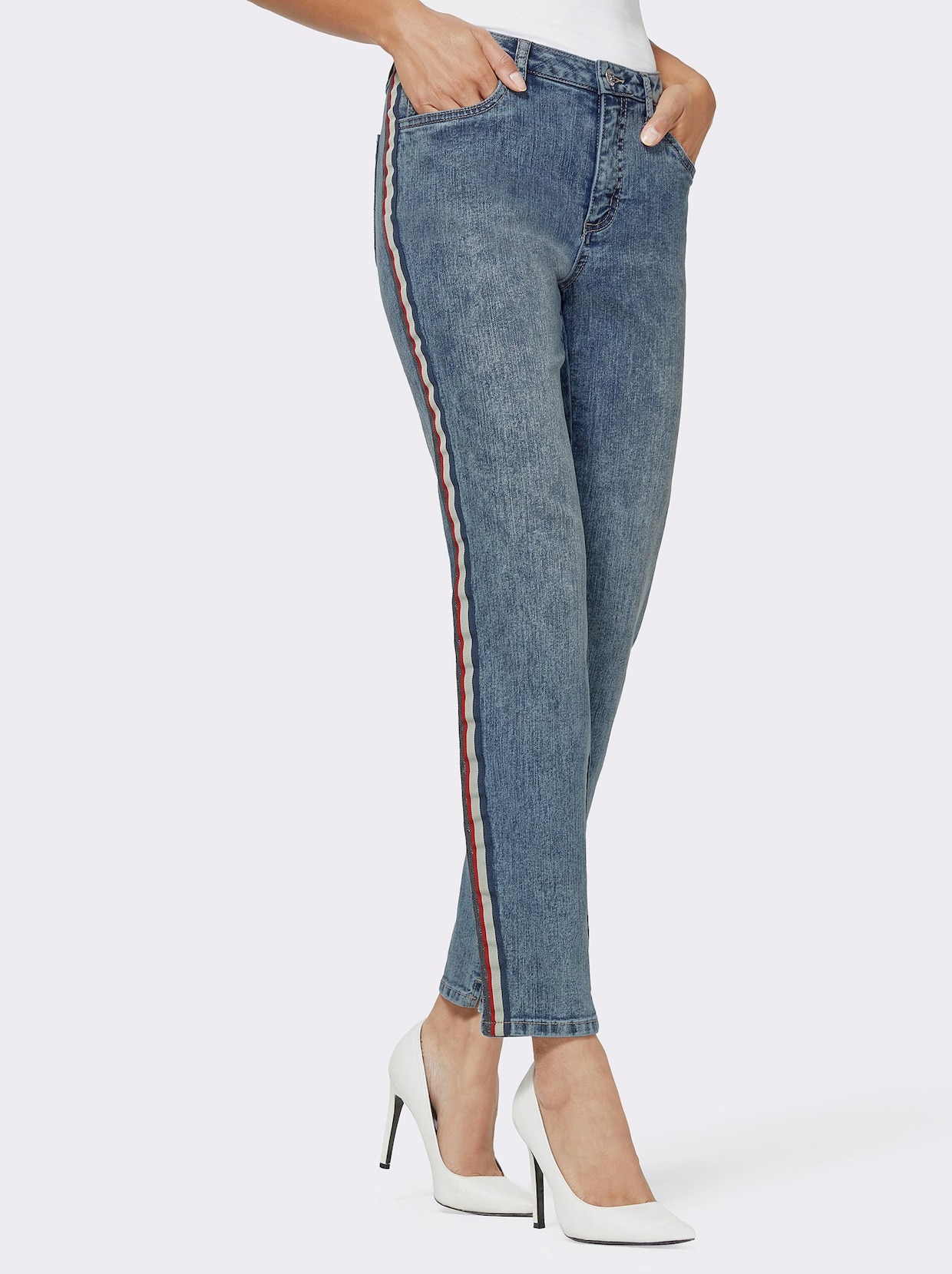 5-pocketjeans - blue-stonewashed