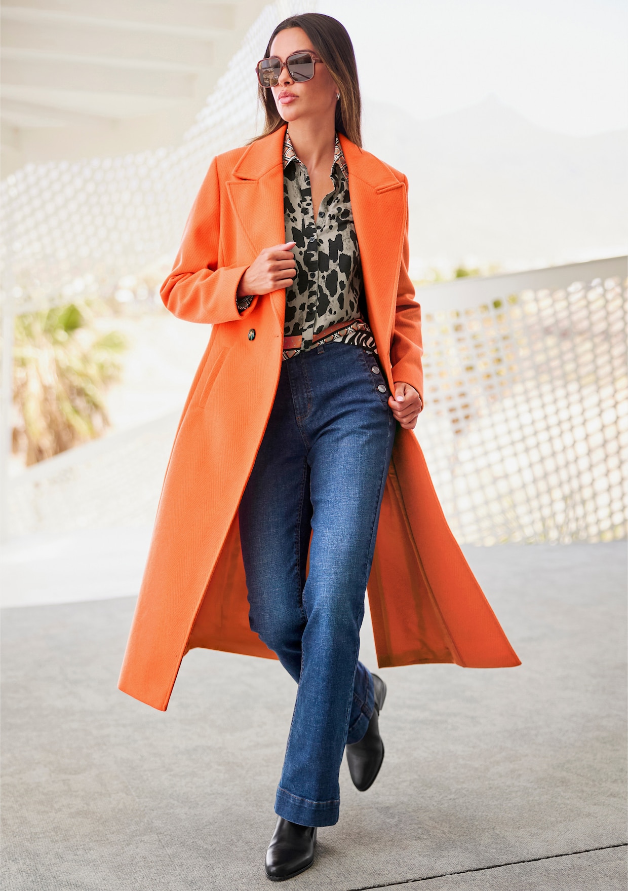 heine Manteau - orange