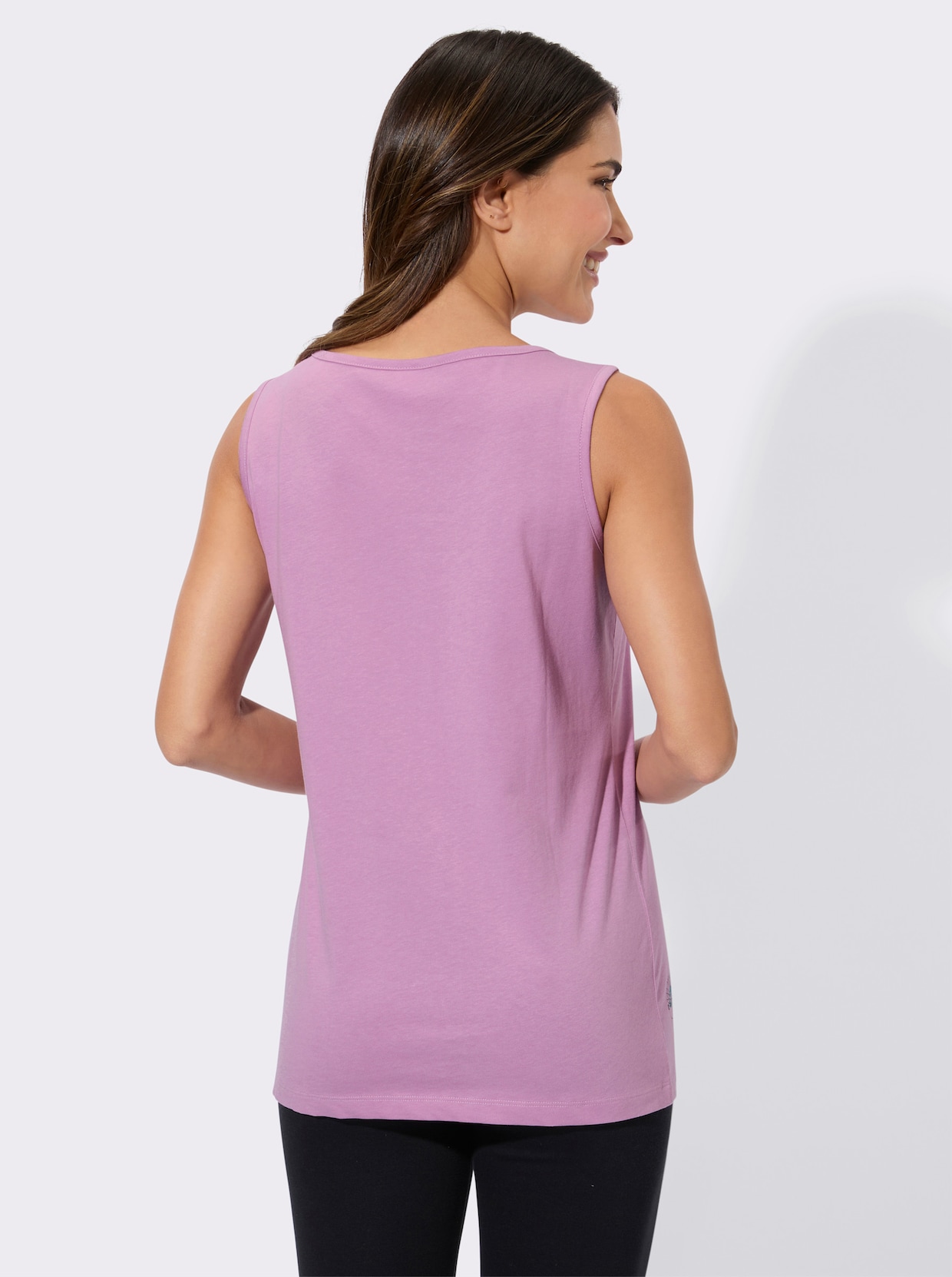 Sporttop mit Blüten-Motiven - orchidee