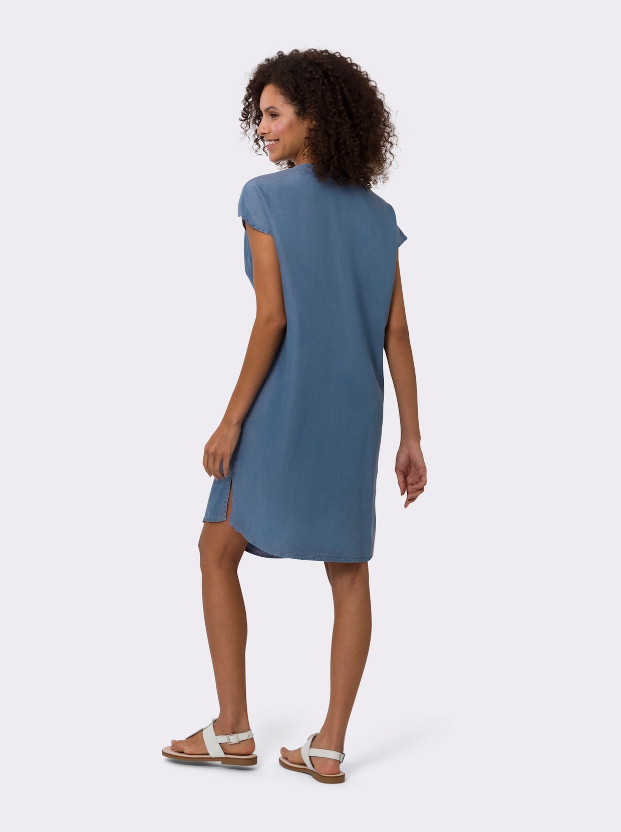 heine Robe tunique - bleu blanchi