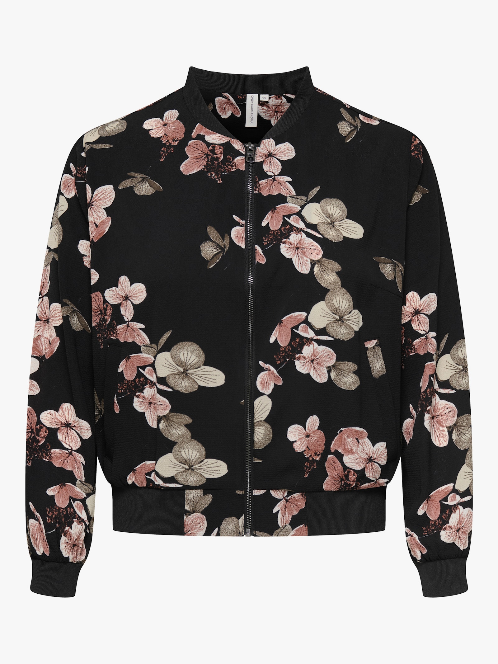ONLY CARMAKOMA Bomberjacke - black aop:autumn blooming