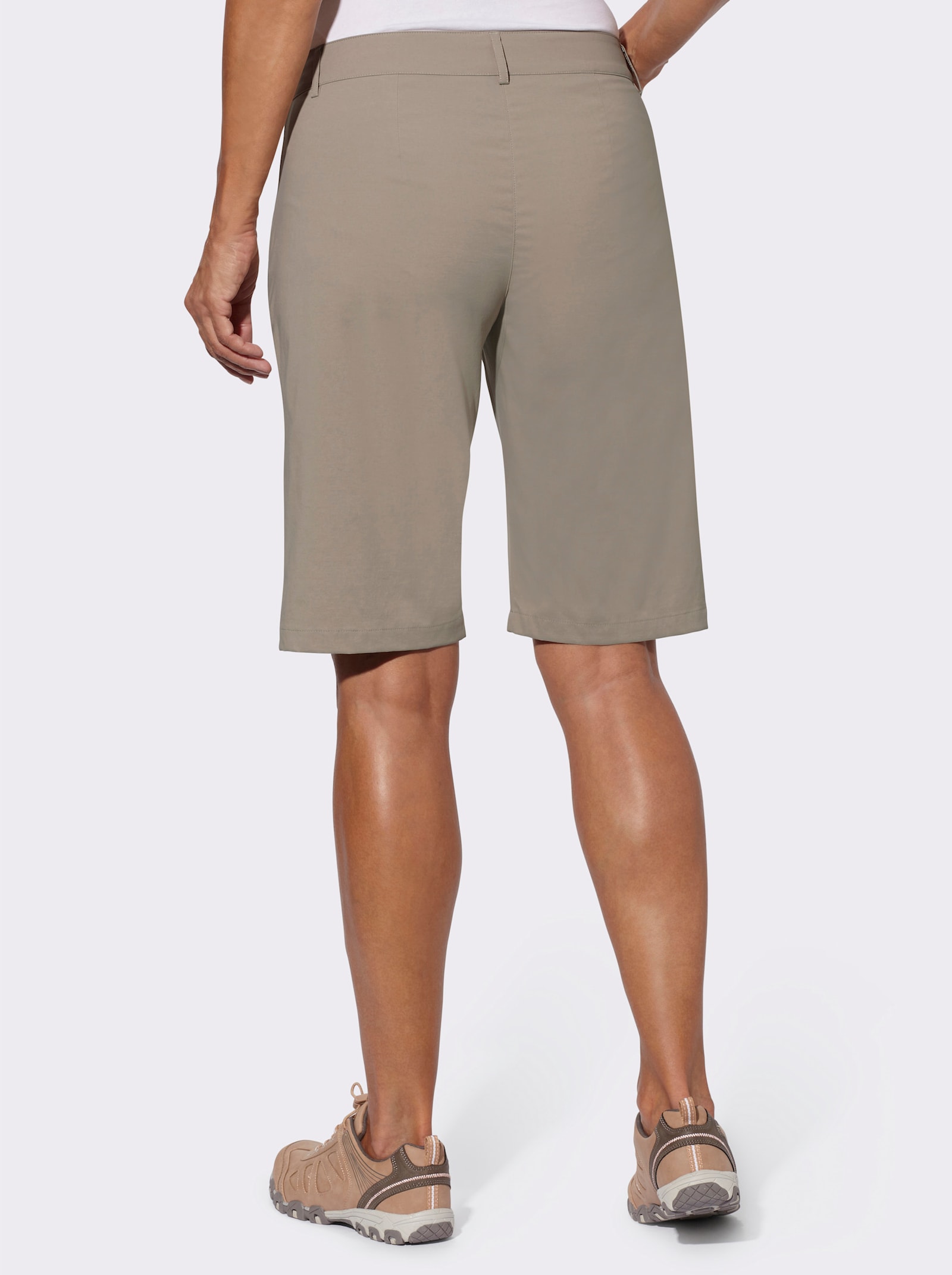 Bermudas mit Zipper-Taschen - schlamm