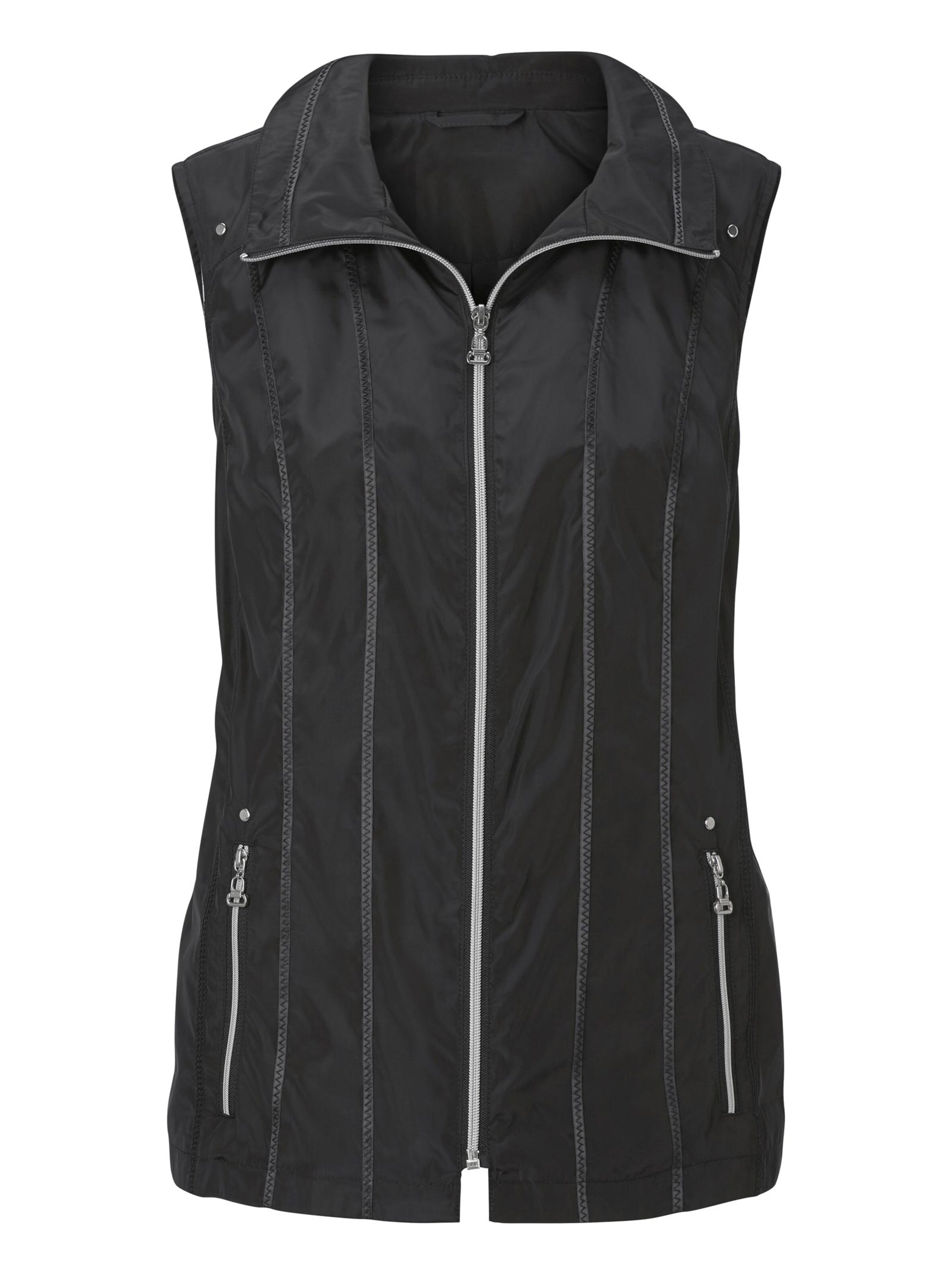 Collection L Weste - schwarz