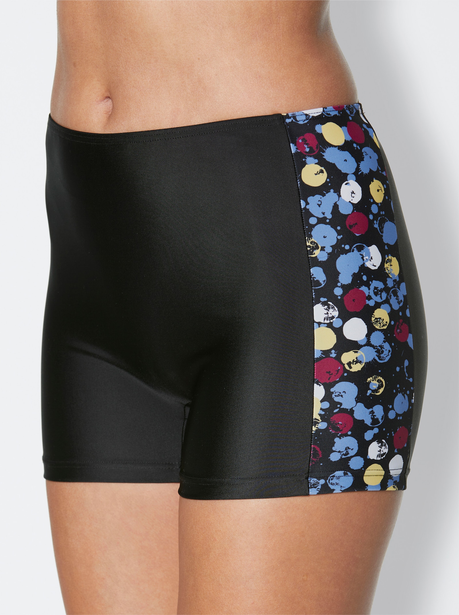 feel good Bikinibroekje in pantsmodel - zwart gestippeld