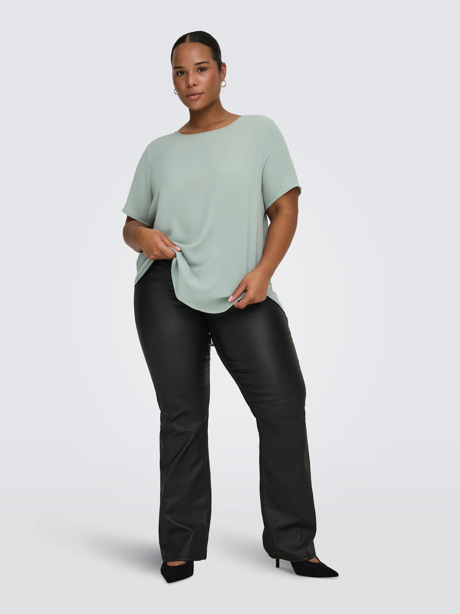 ONLY CARMAKOMA Shirtbluse - jadeite