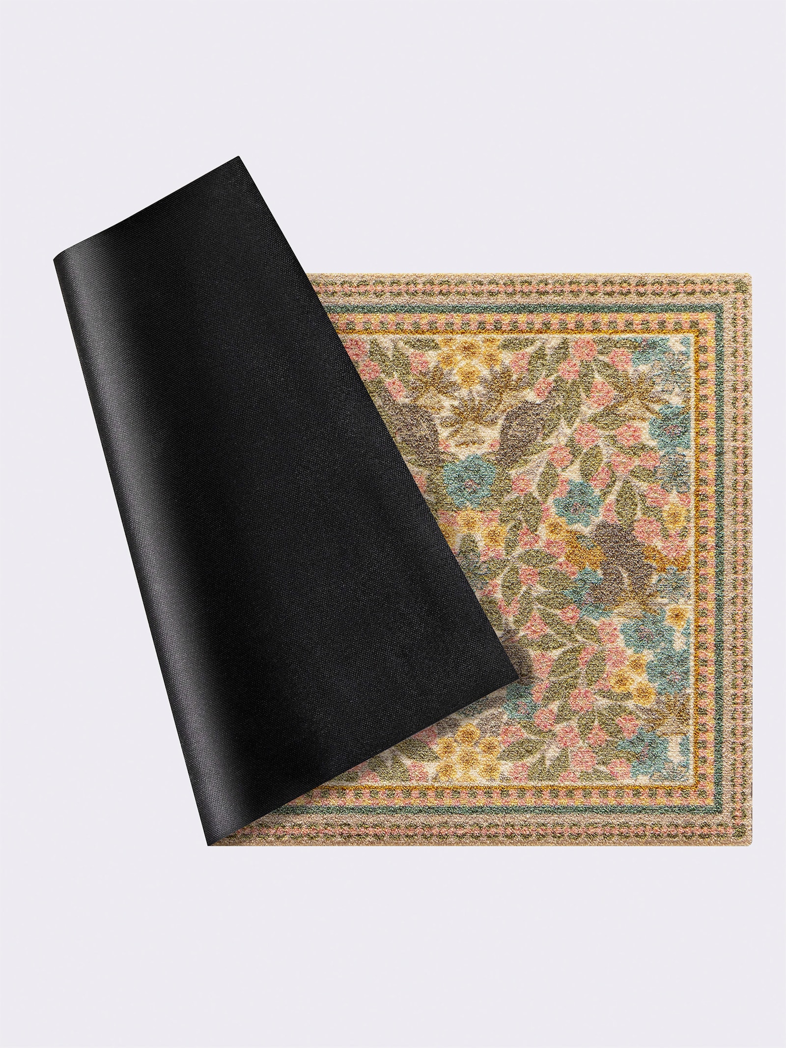 wash+dry by Kleen-Tex Paillasson - vert-rose