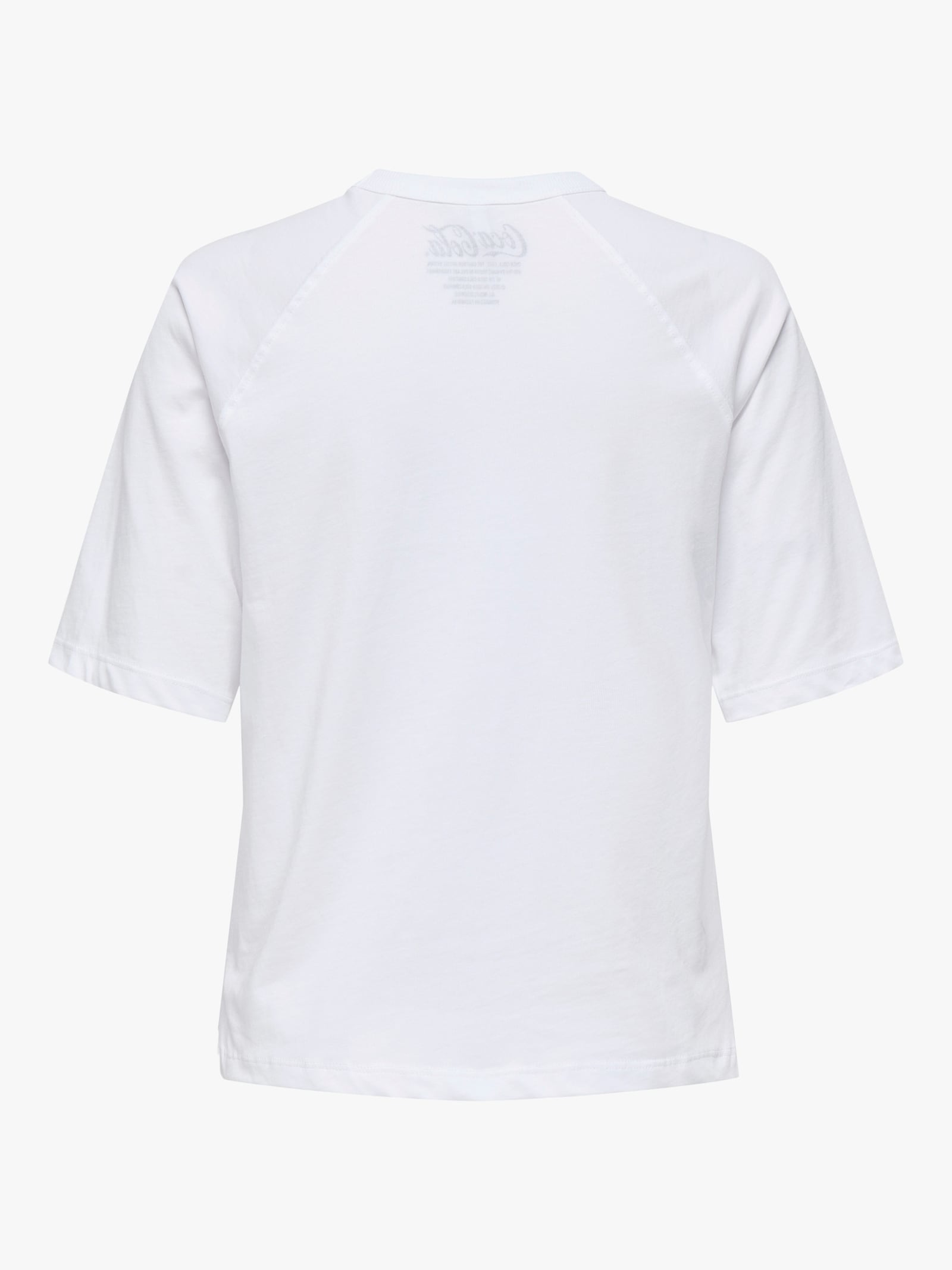 ONLY CARMAKOMA Kurzarmshirt - white print:coca cola santa