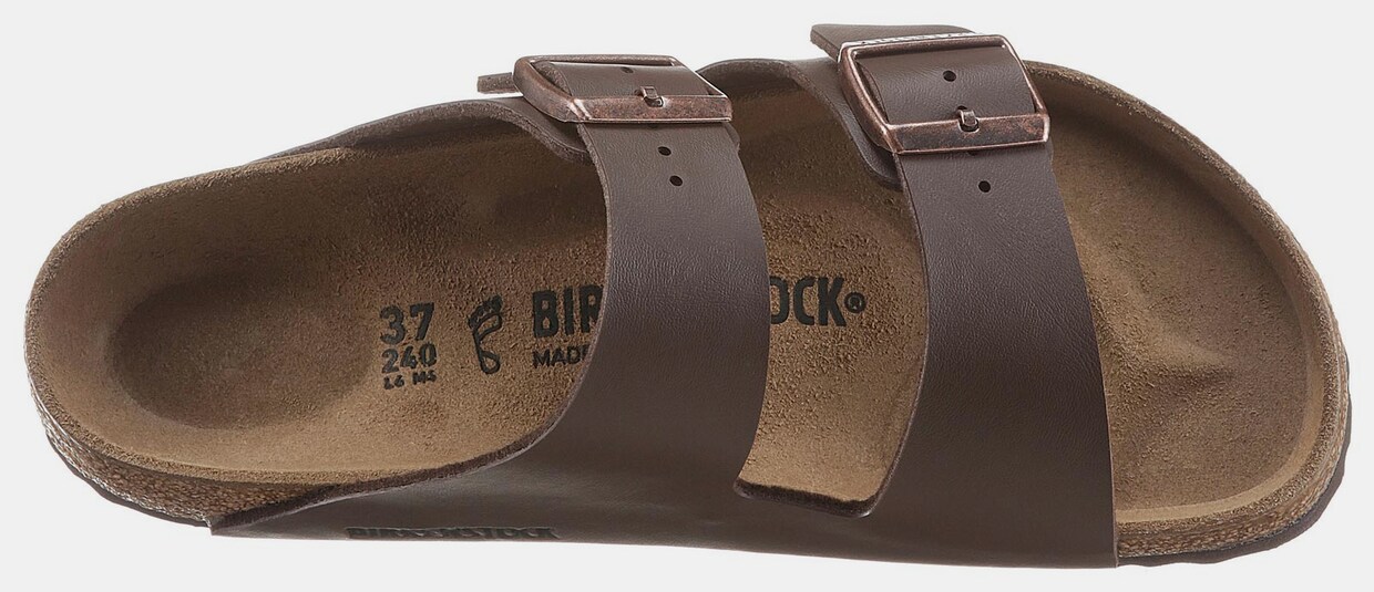 Birkenstock slippers - donkerbruin