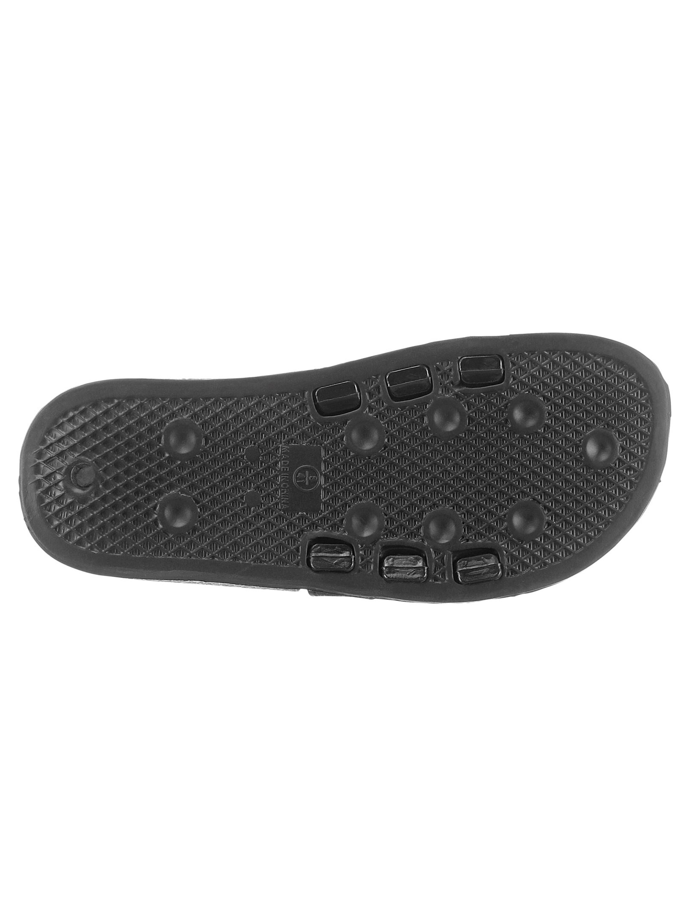 Badepantolette - schwarz