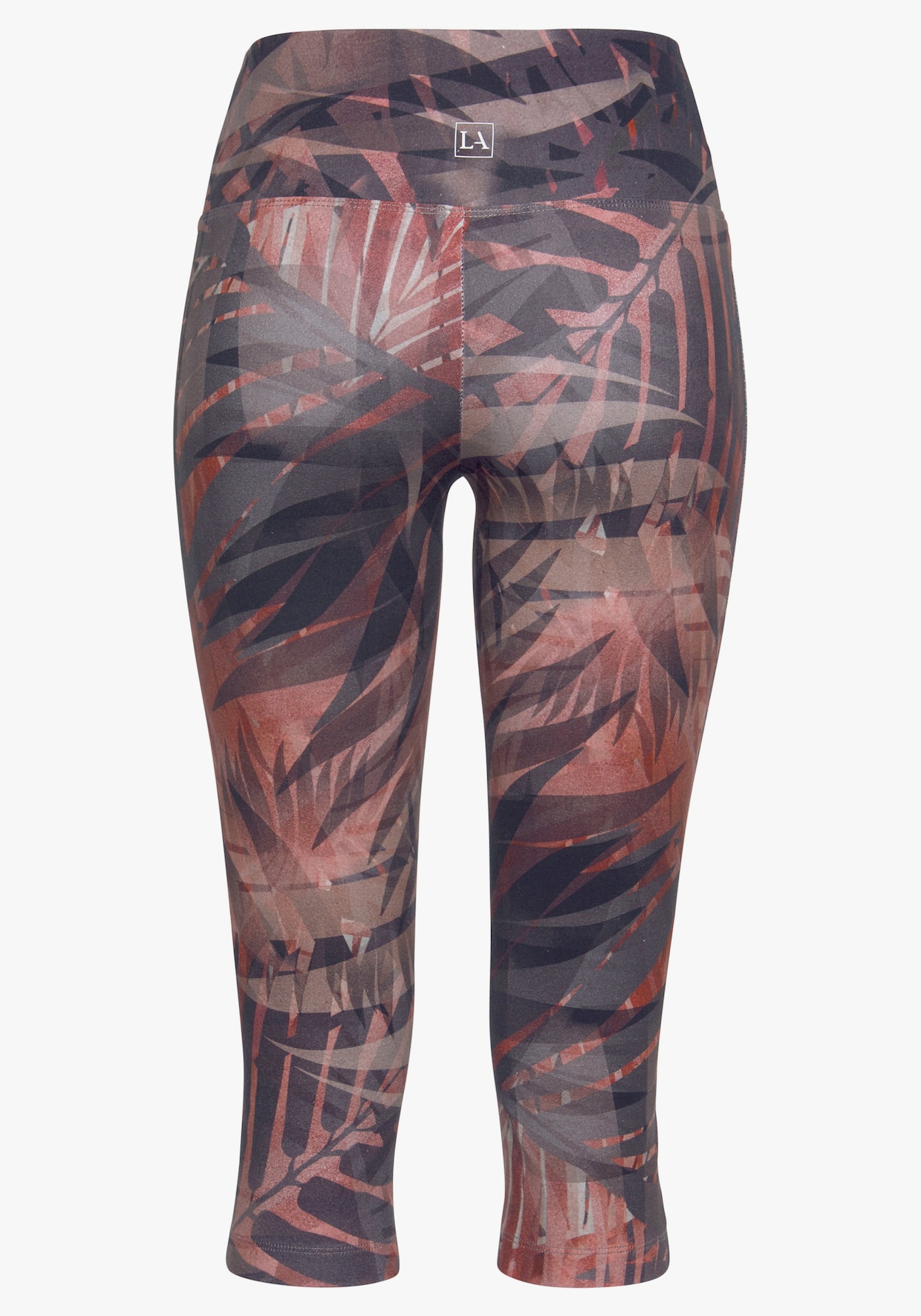 LASCANA ACTIVE Caprilegging - gedessineerd/bruin