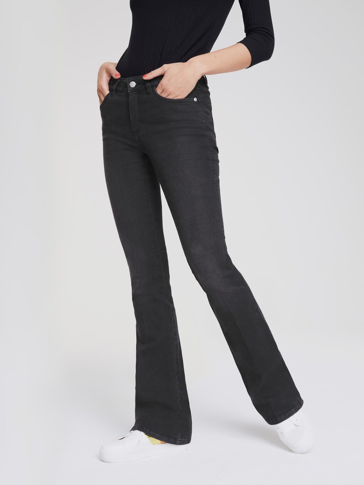 Rick Cardona 'Buik weg'-jeans - black denim