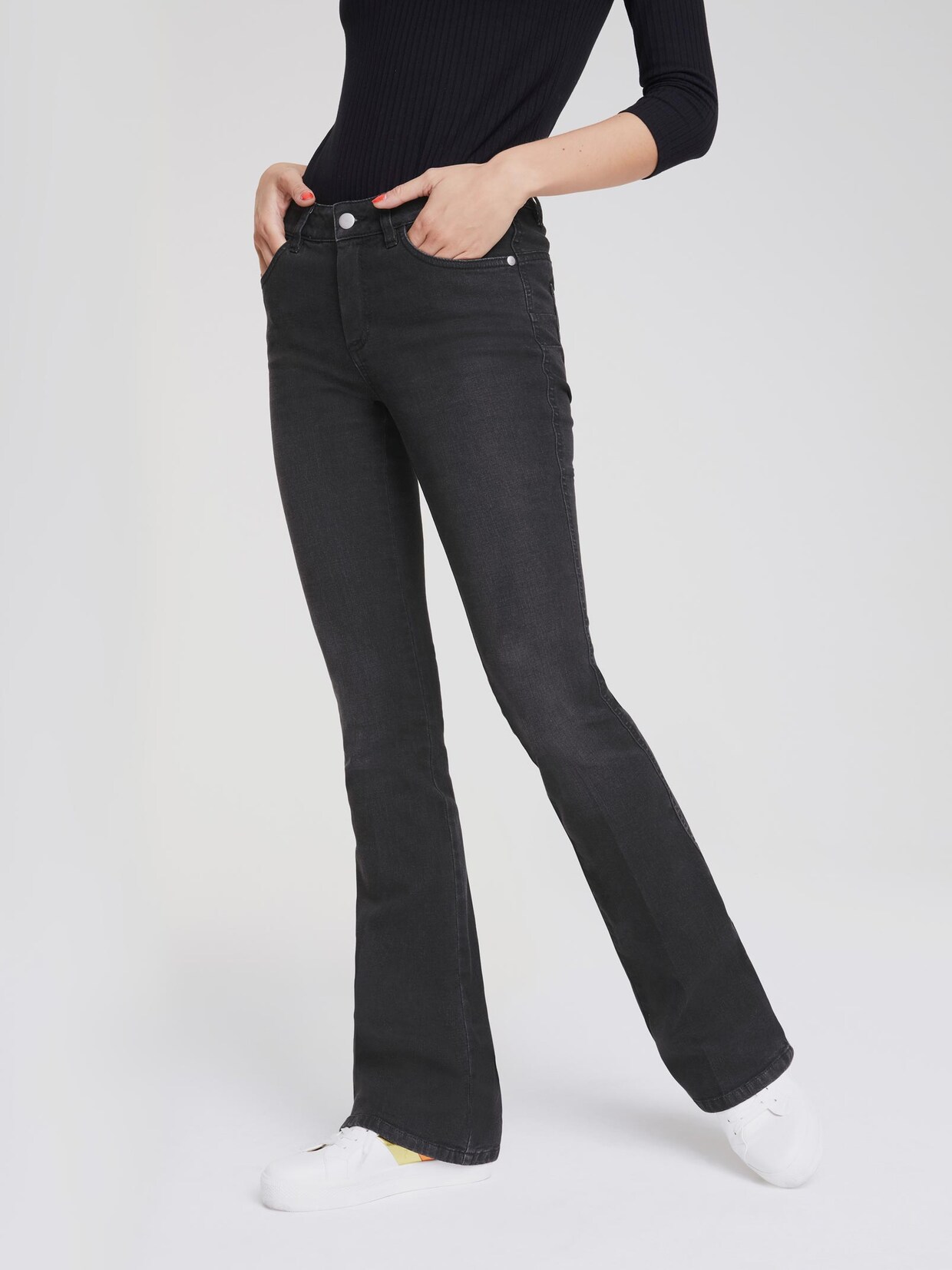 Rick Cardona Bauchweg-Jeans - black denim