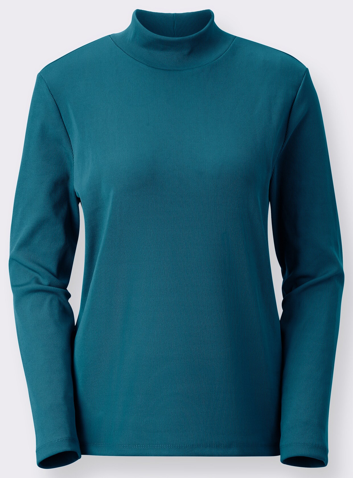 Stehkragenshirt - aquapetrol
