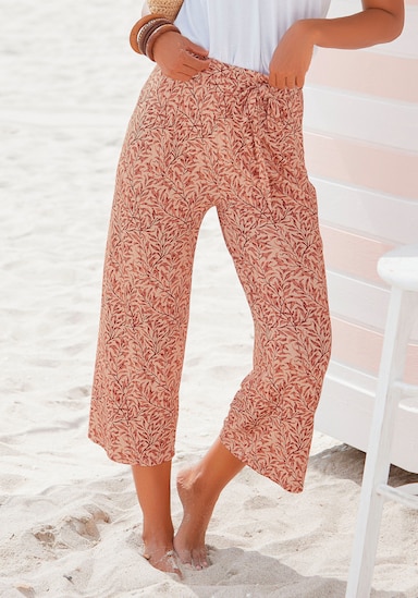 Beachtime Culotte - rot bedruckt