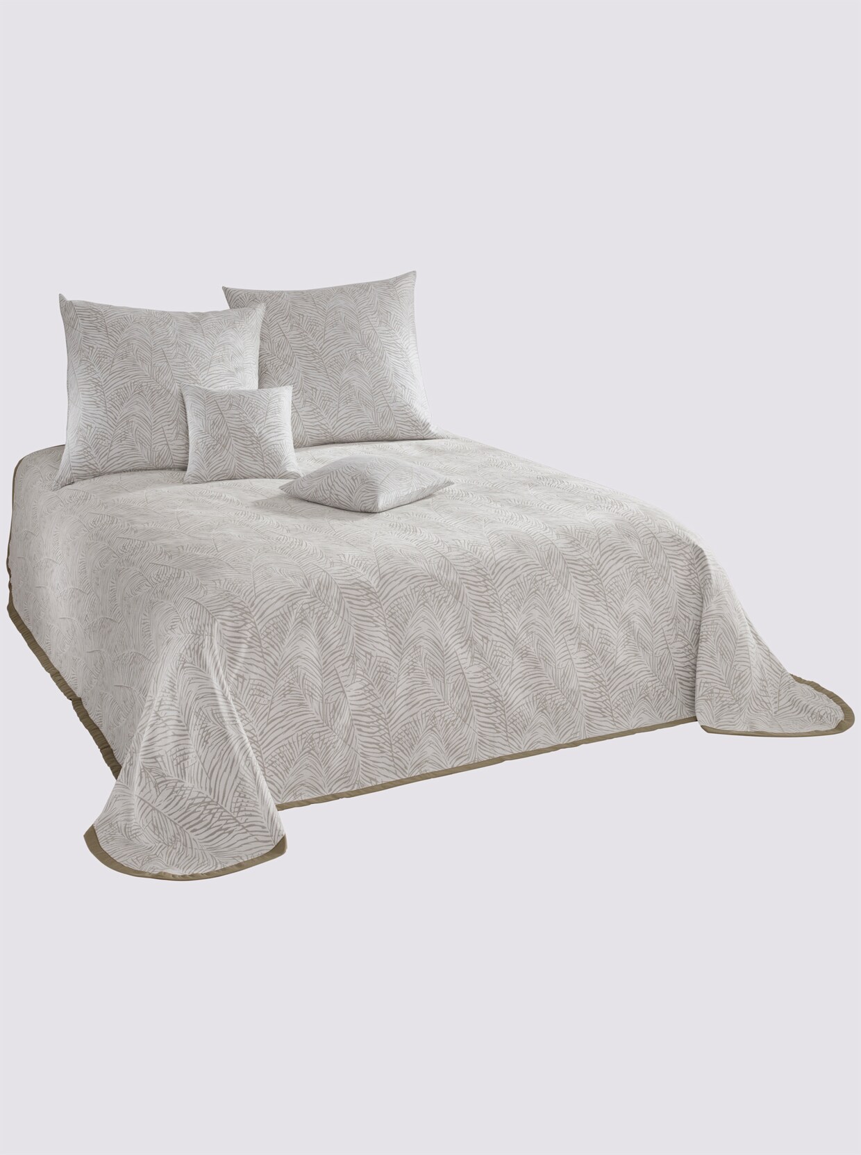heine home Tagesdecke - offwhite-taupe