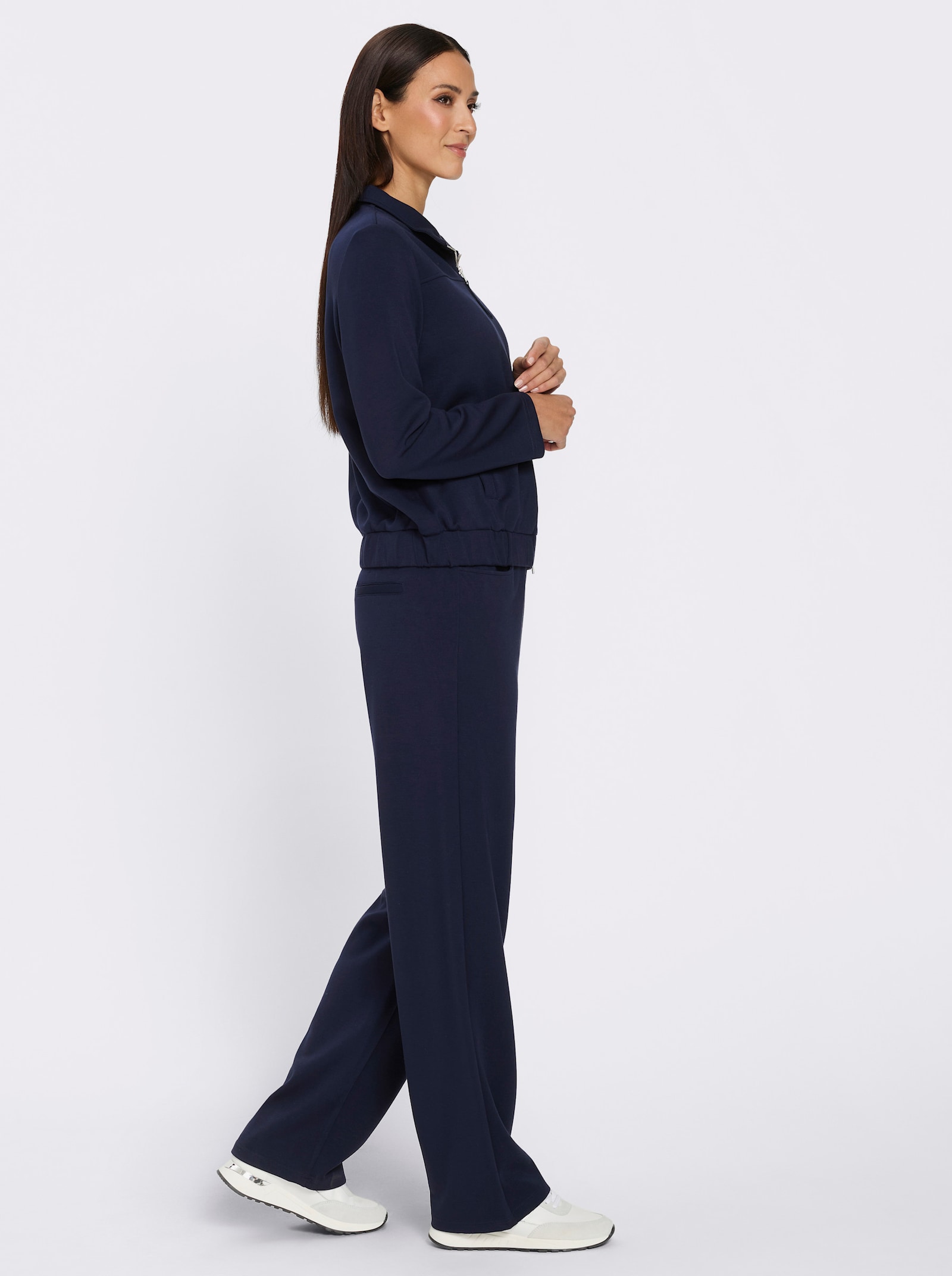 heine Hosenanzug mit trendigem Stehkragen - marine