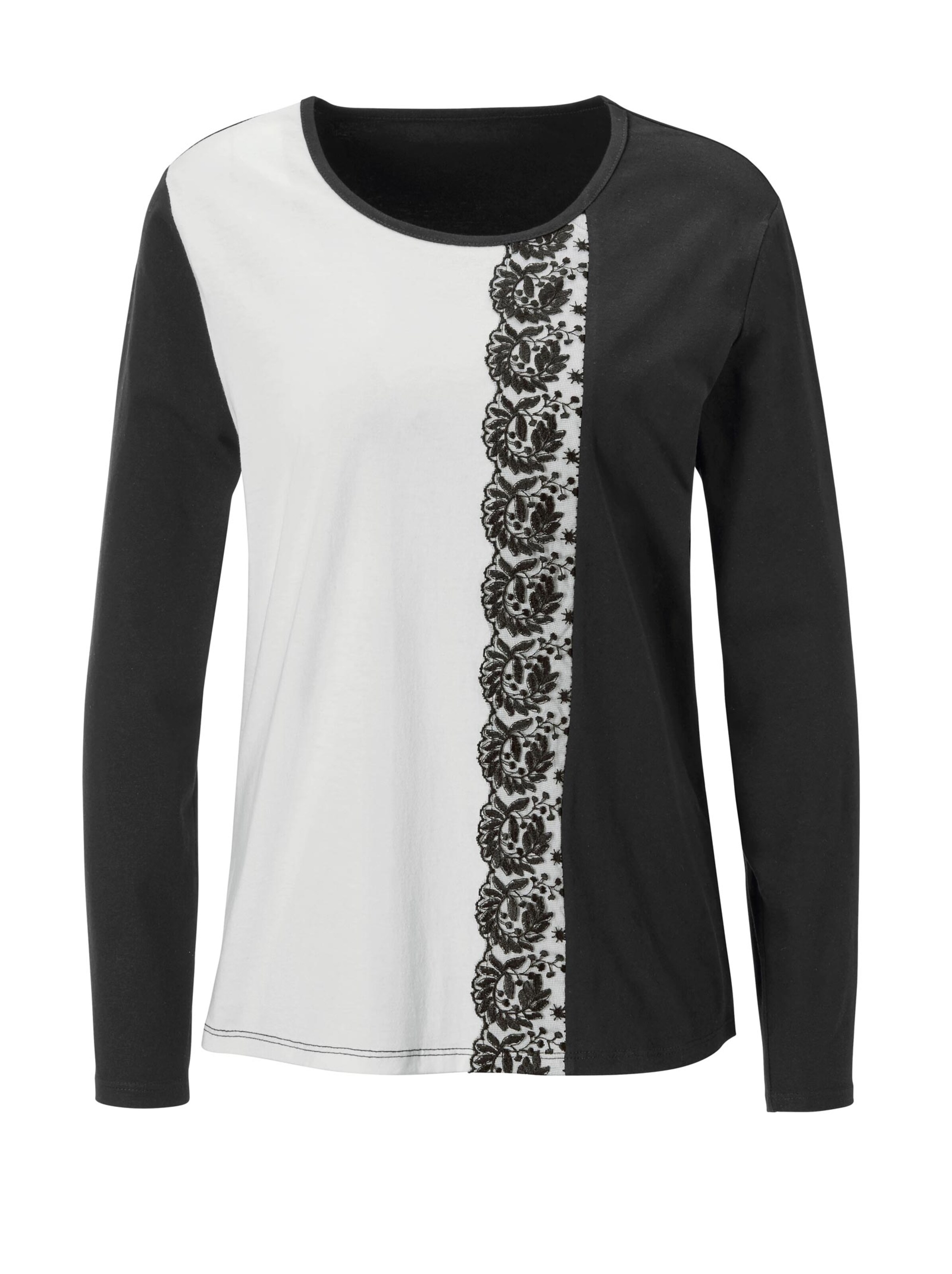 Shirt - weiß-schwarz