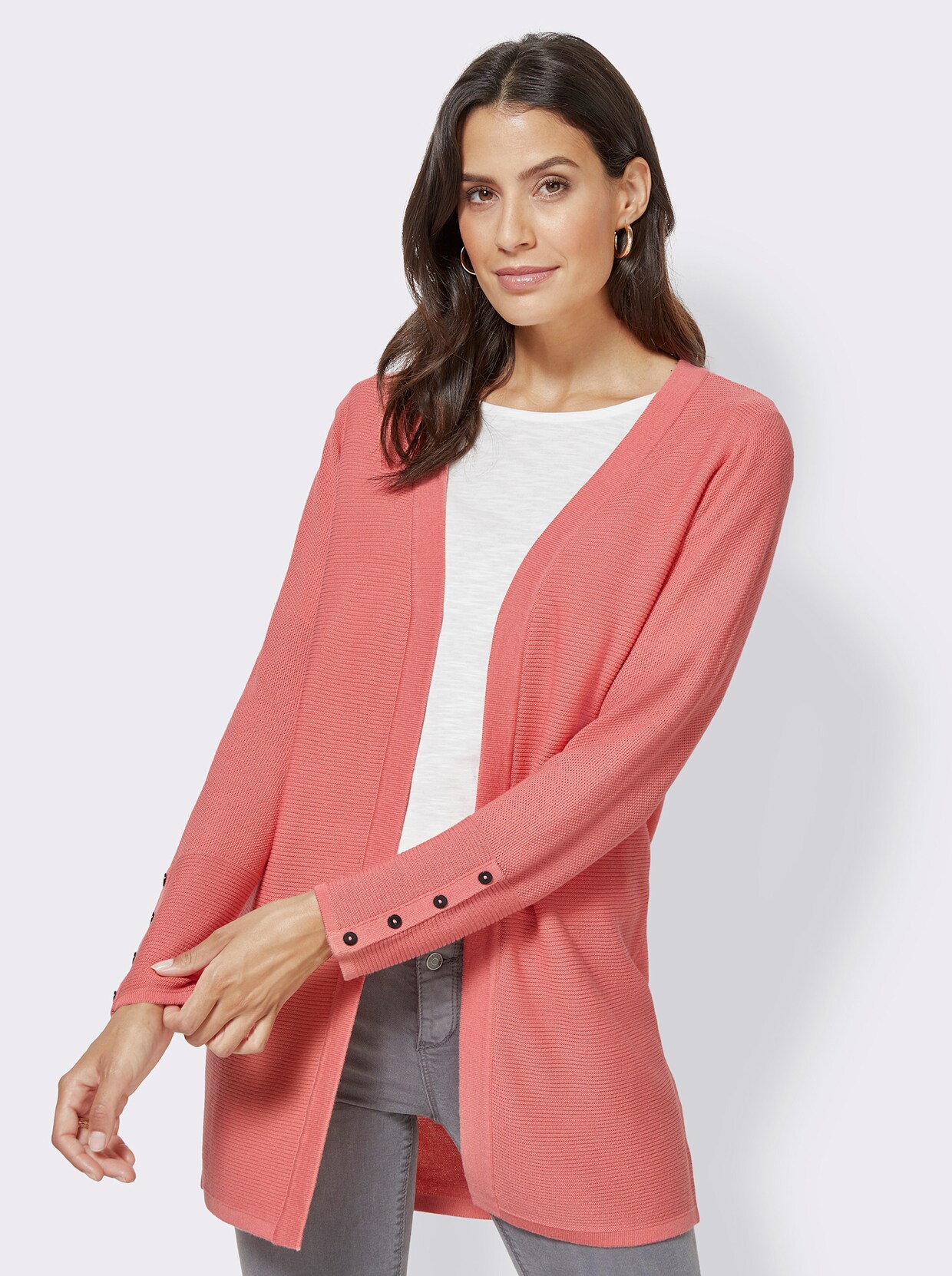 Vest - koraalrood