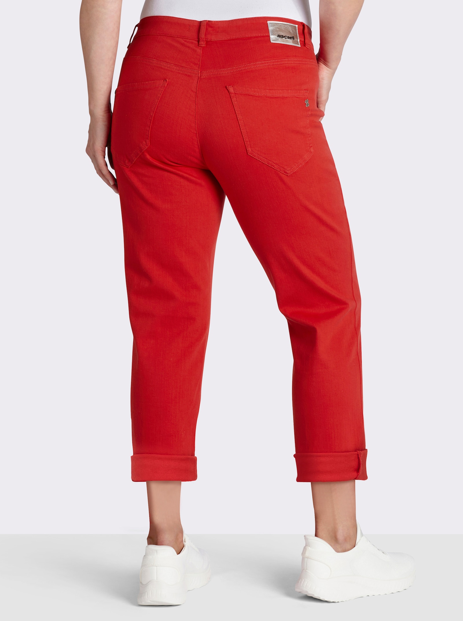 Ascari 5-Pocket-Jeans mit Push-up-Effekt - rot