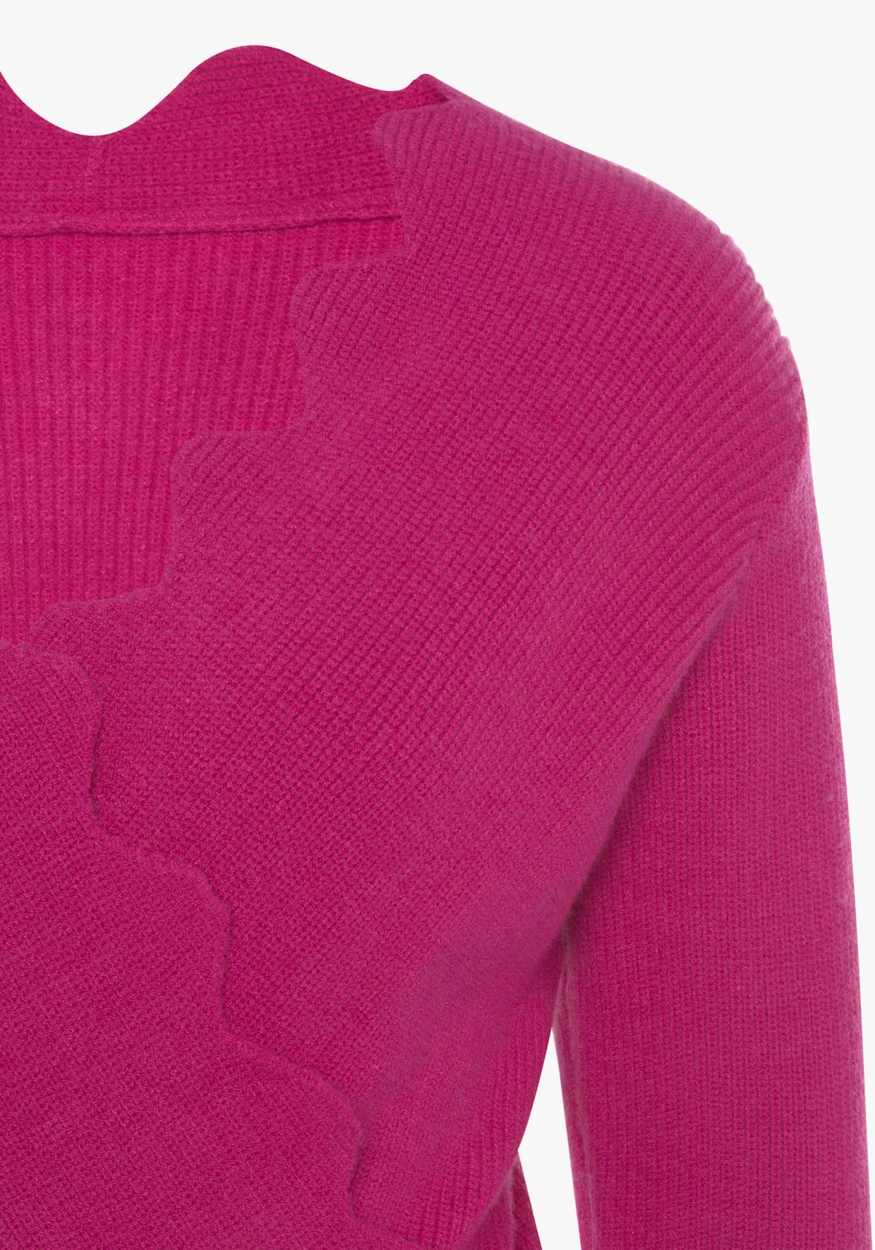 LASCANA Pull en tricot - fuchsia