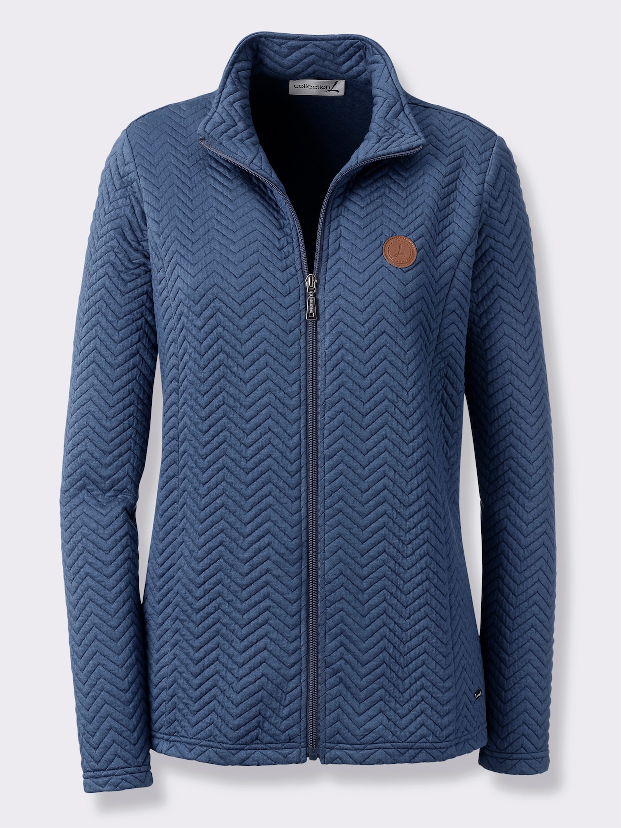 Shirtjacke - jeansblau