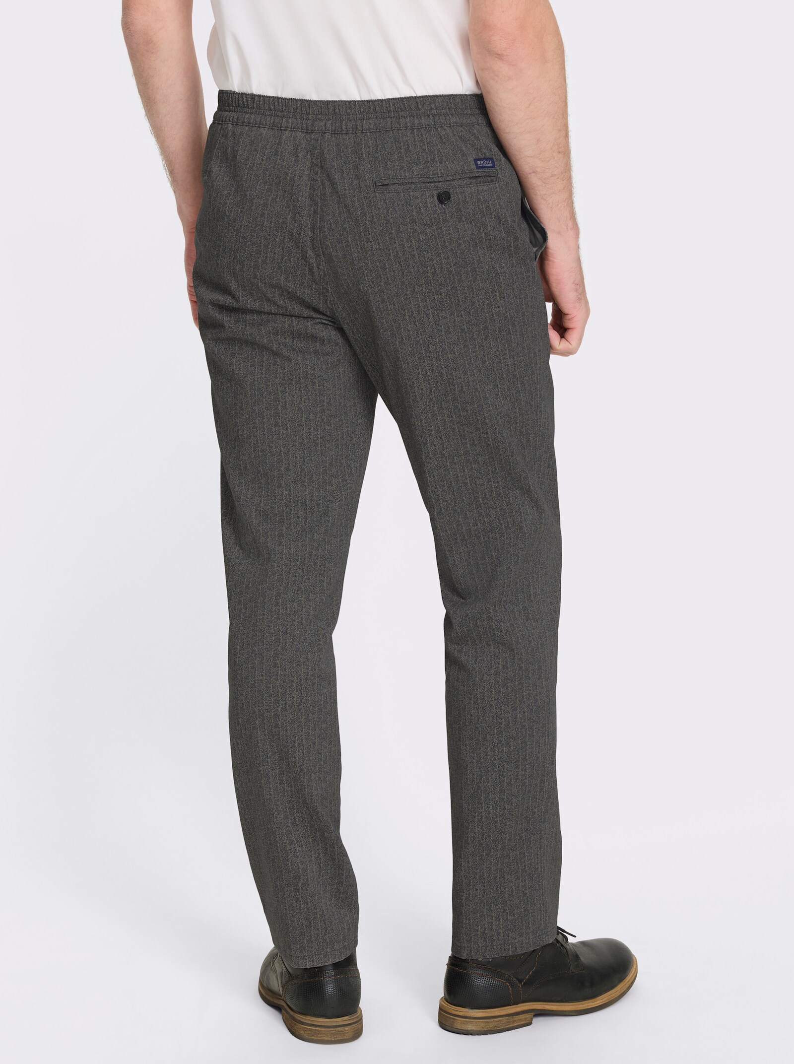 Brühl Schlupfhose mit Easy Care-Ausrüstung - schoko-gestreift