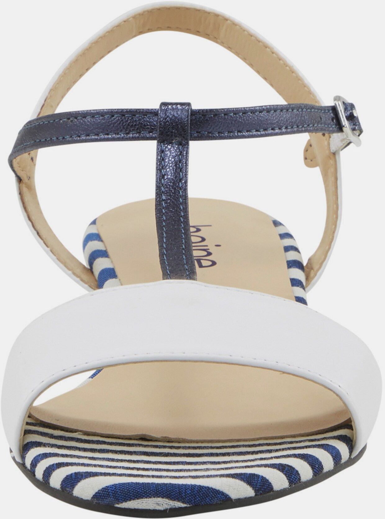 heine Sandalette - weiß-marine