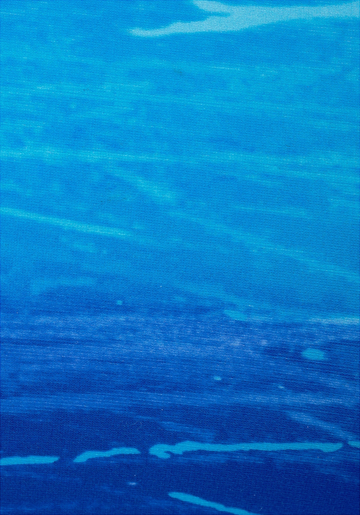LASCANA Badeanzug - blau-bedruckt
