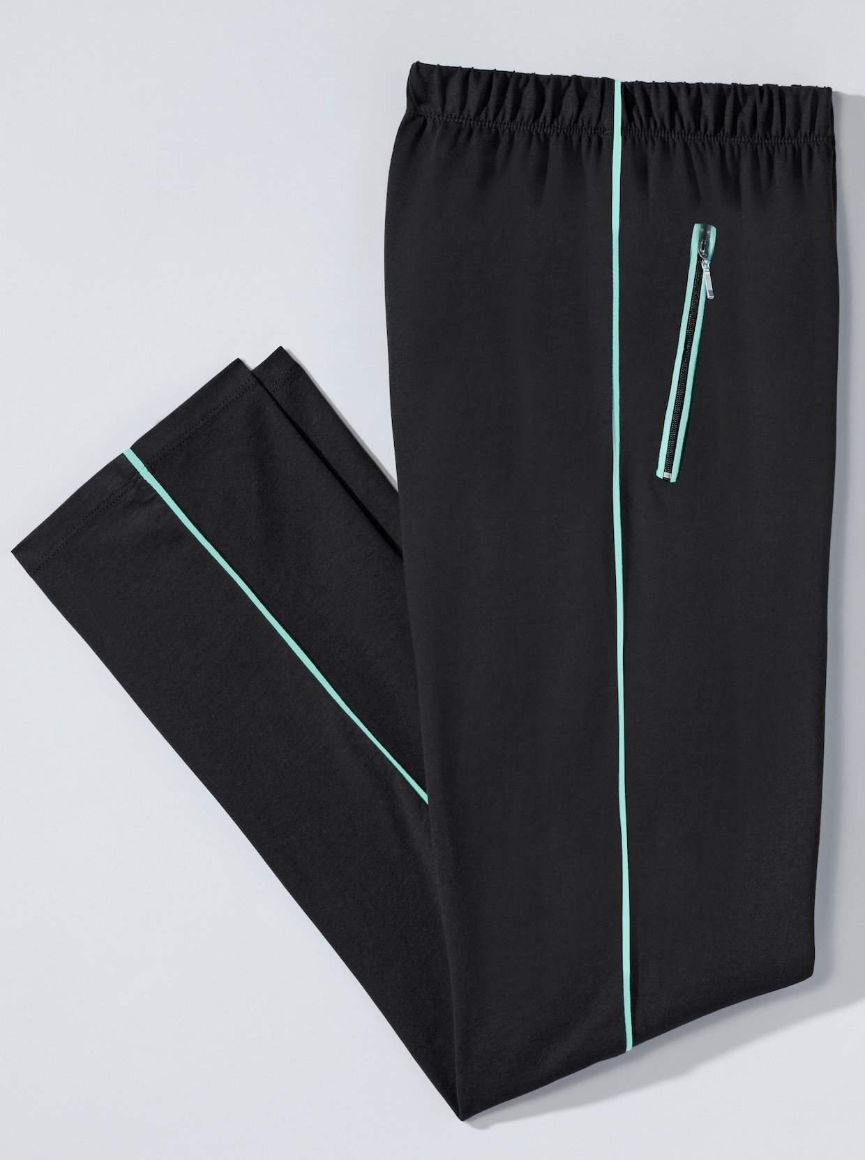 Pantalon de loisirs - noir-menthe