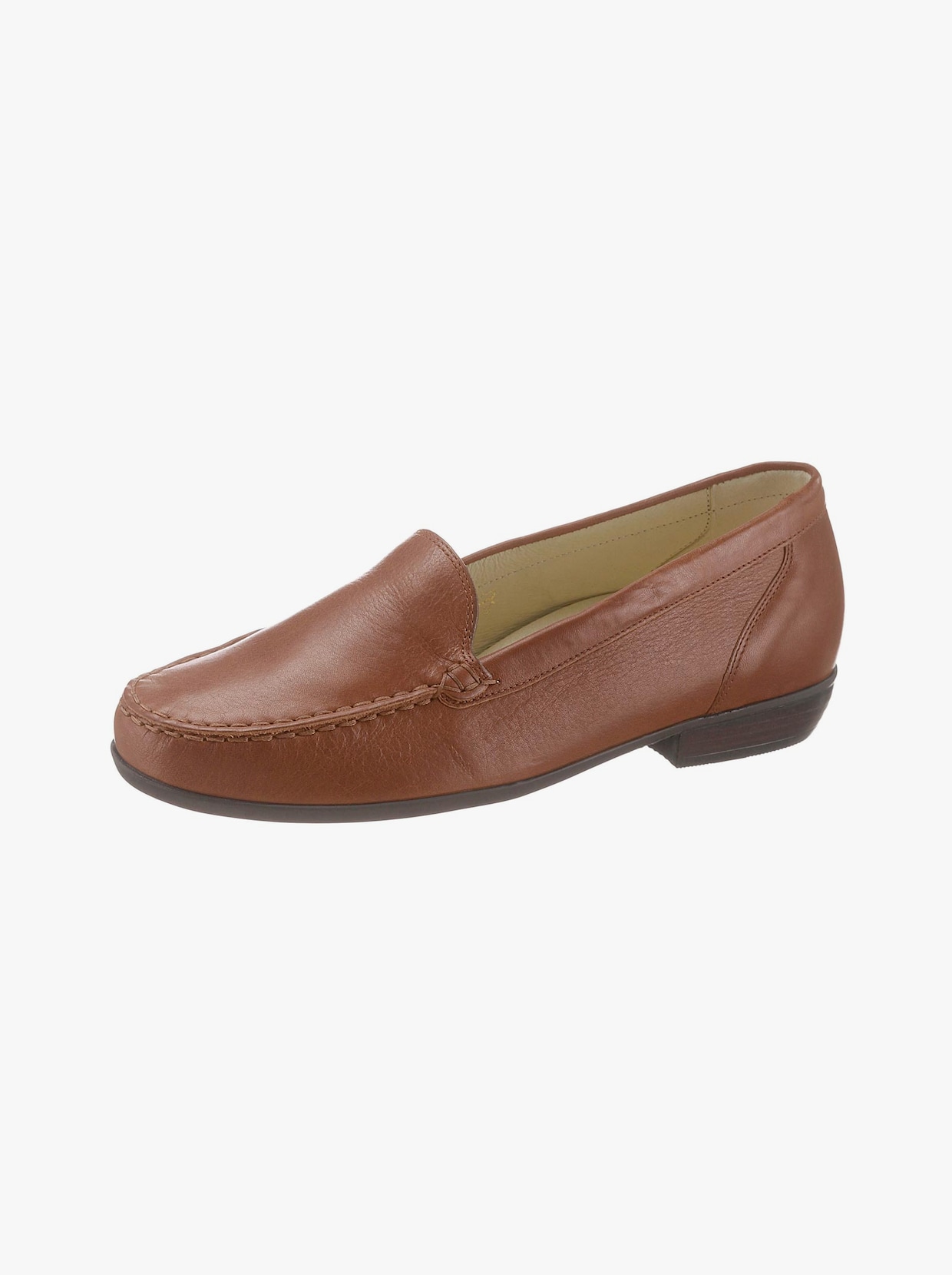 Waldläufer Mokassin - cognac