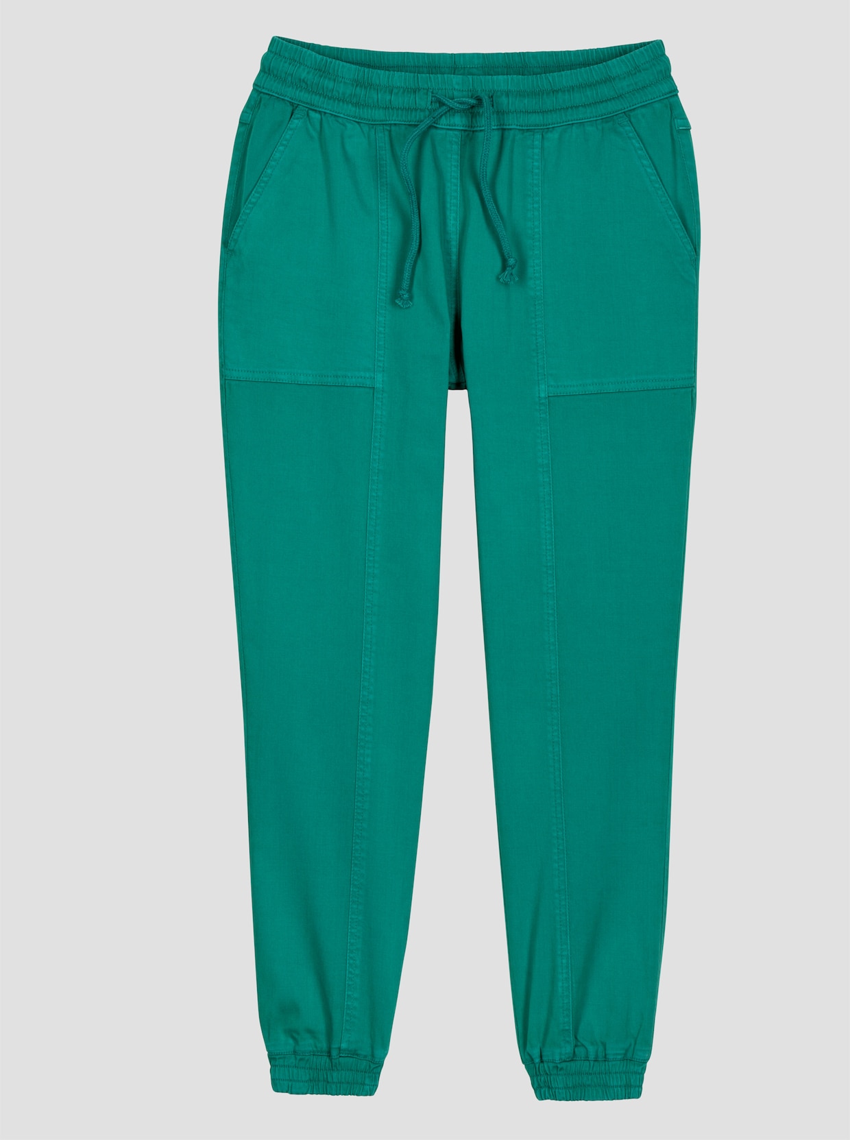 7/8-jeans - smaragdgroen