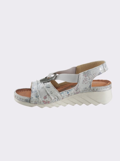 airsoft modern+ Sandalen - wit geprint