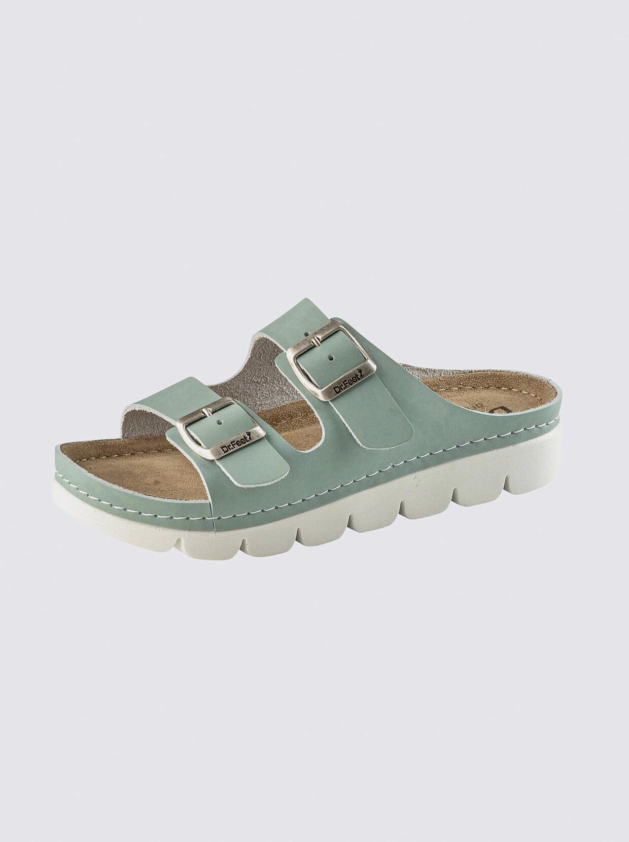 Dr. Feet Pantolette - hellblau