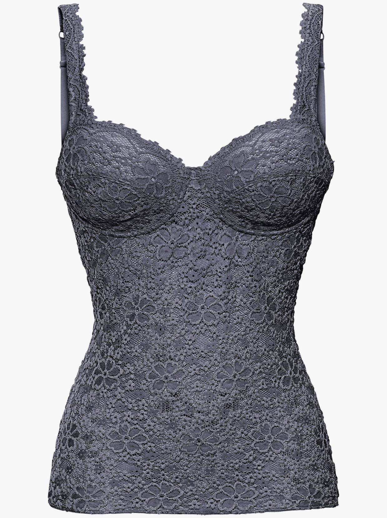 Nina von C. Chemise soutien-gorge à armatures - anthracite