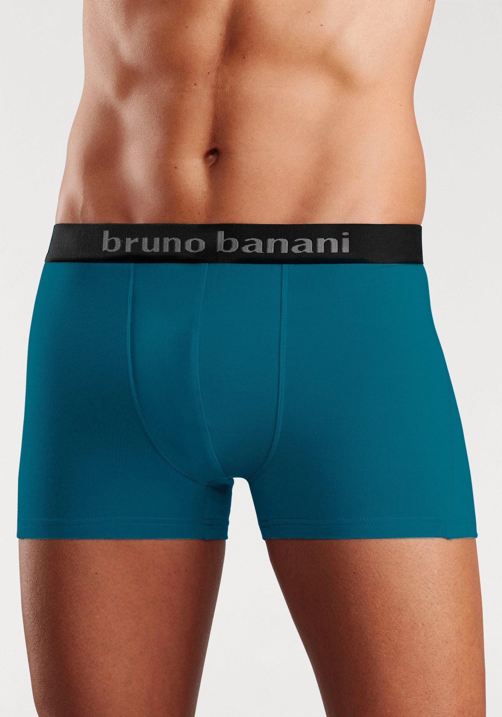 Bruno Banani Boxer - grau, türkis, schwarz, petrol
