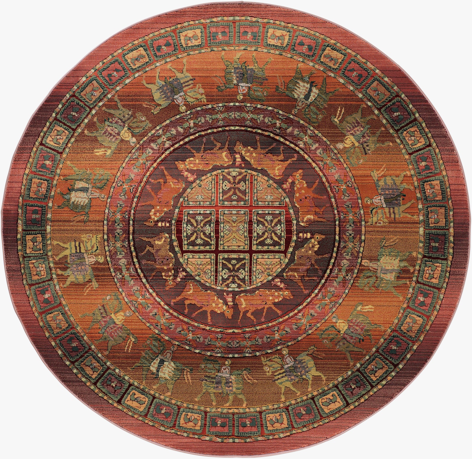 heine home Tapis tissé - multicolore-terre cuite